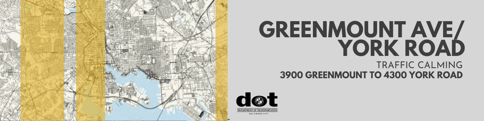 Greenmount Ave / York Road Traffic Calming Banner