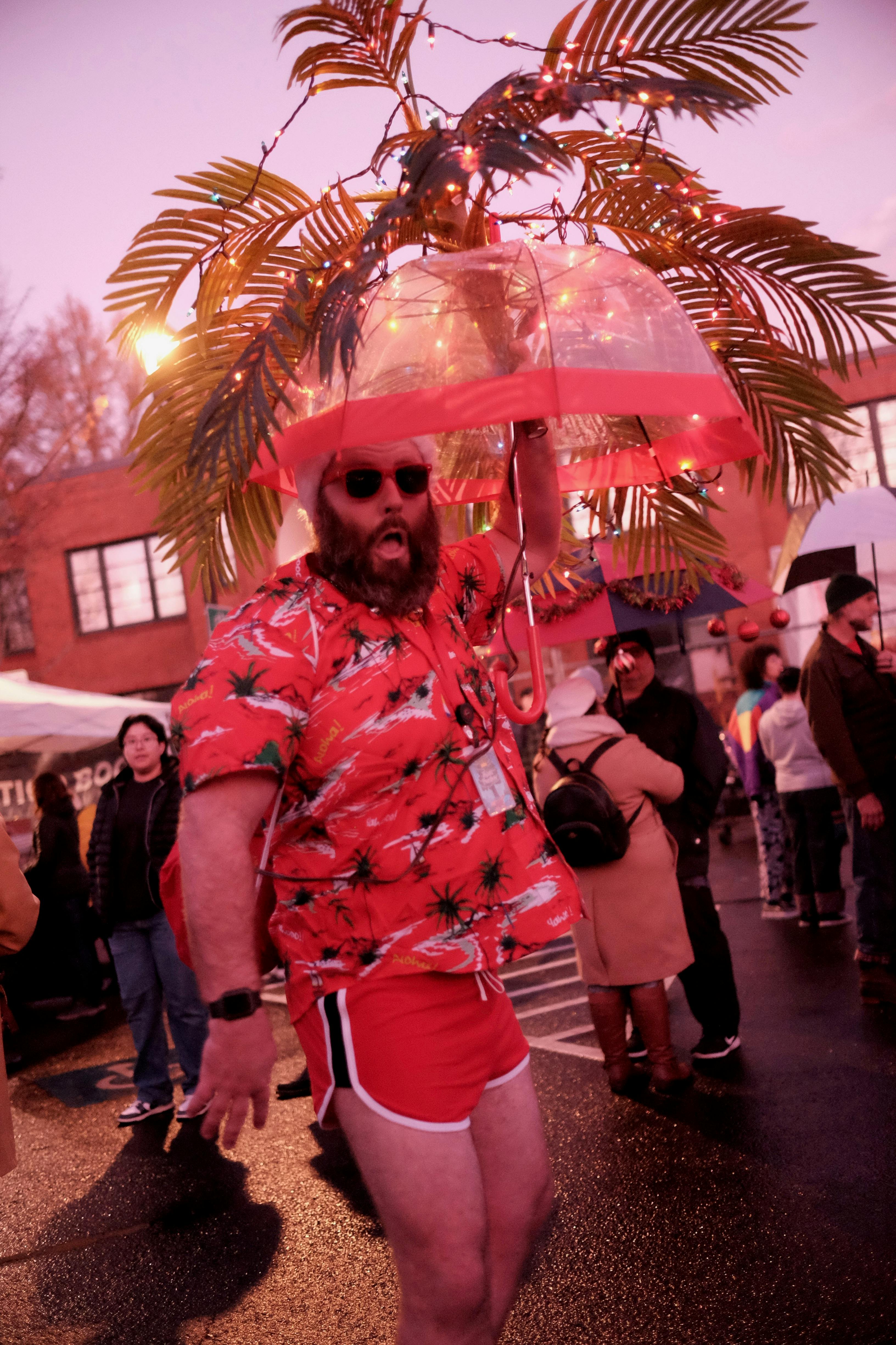 Umbrella Parade and Tree Lighting 2024