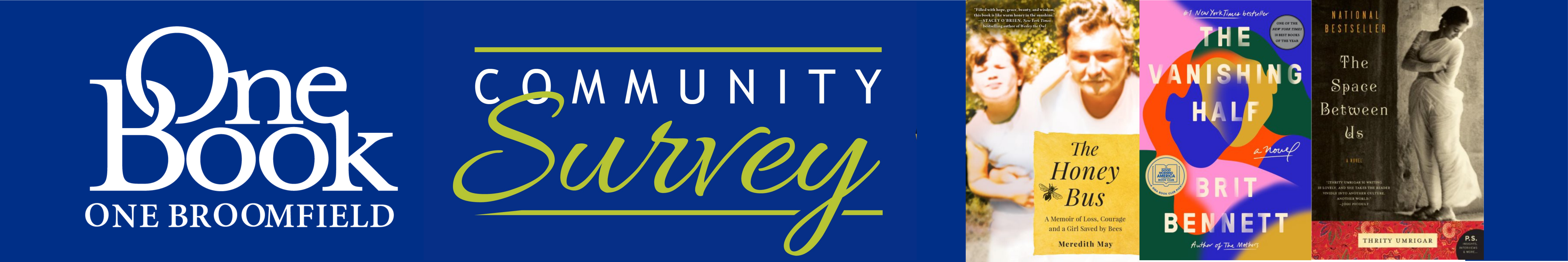 One Book One Broomfield Community Survey header