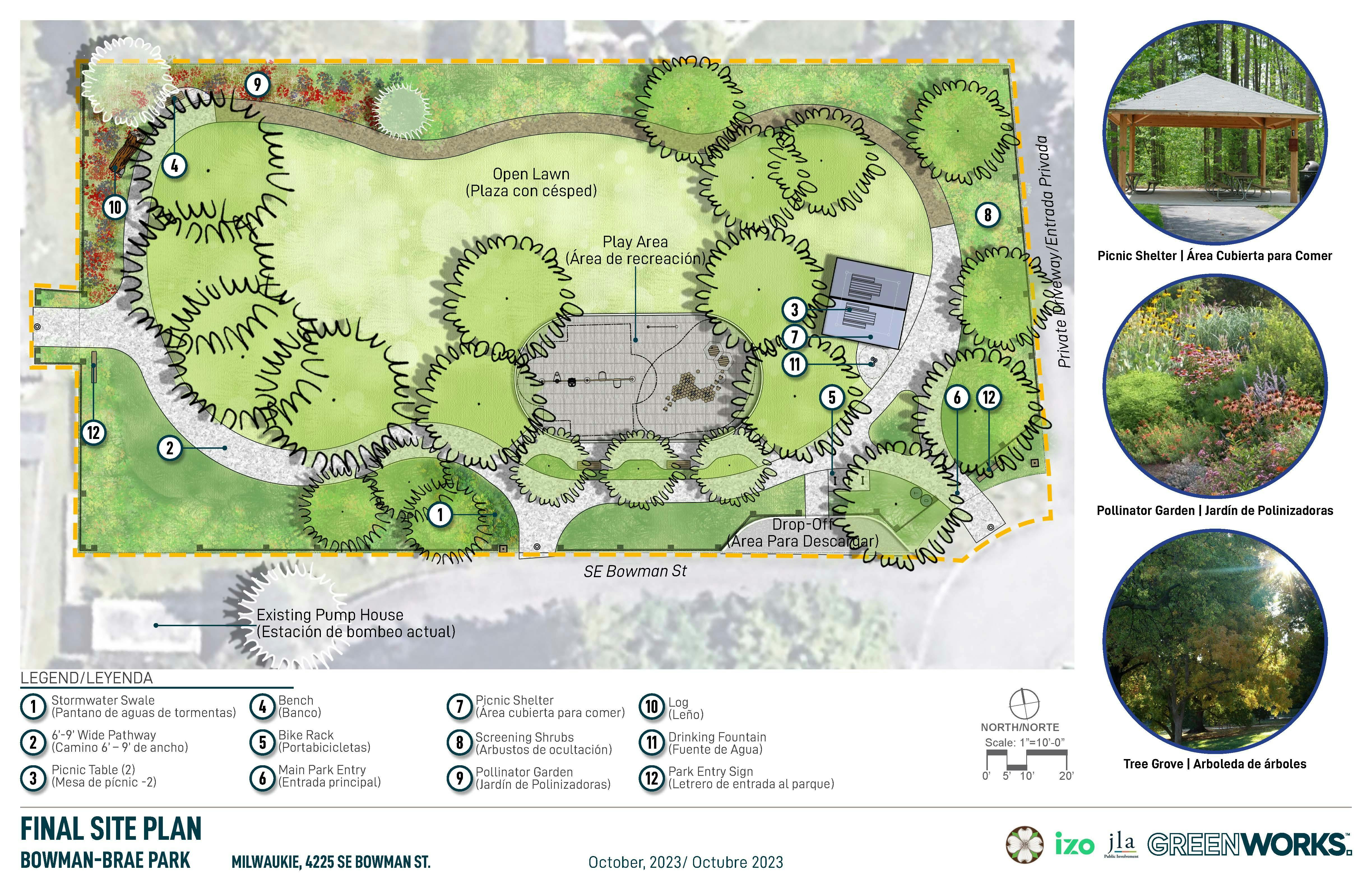 Bowman-Brae Park Final Design 2023