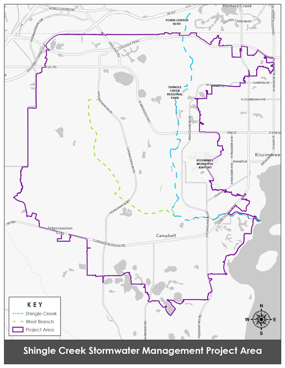 Shingle Creek Stormwater Management Project Area