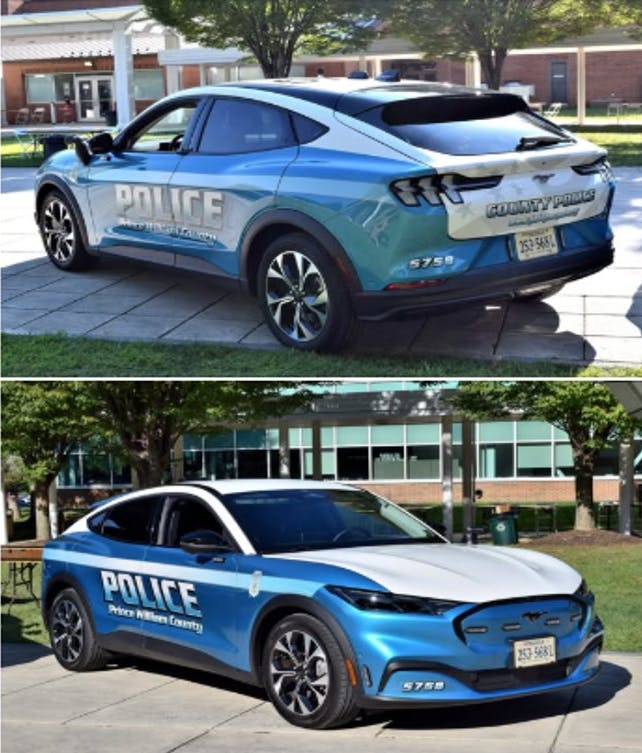 Electric police vehicles