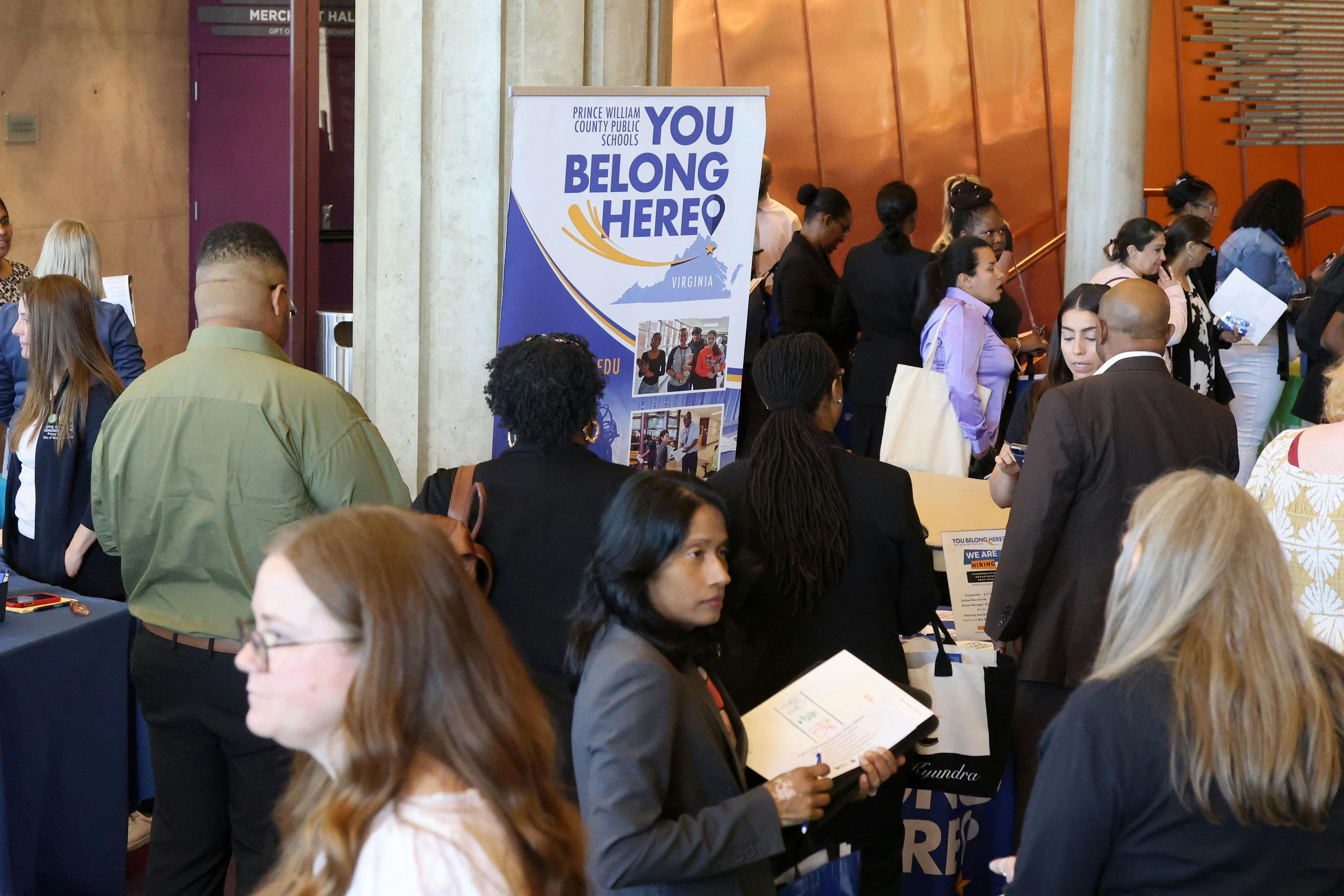 Attendees at the Spring 2026 Career Expo
