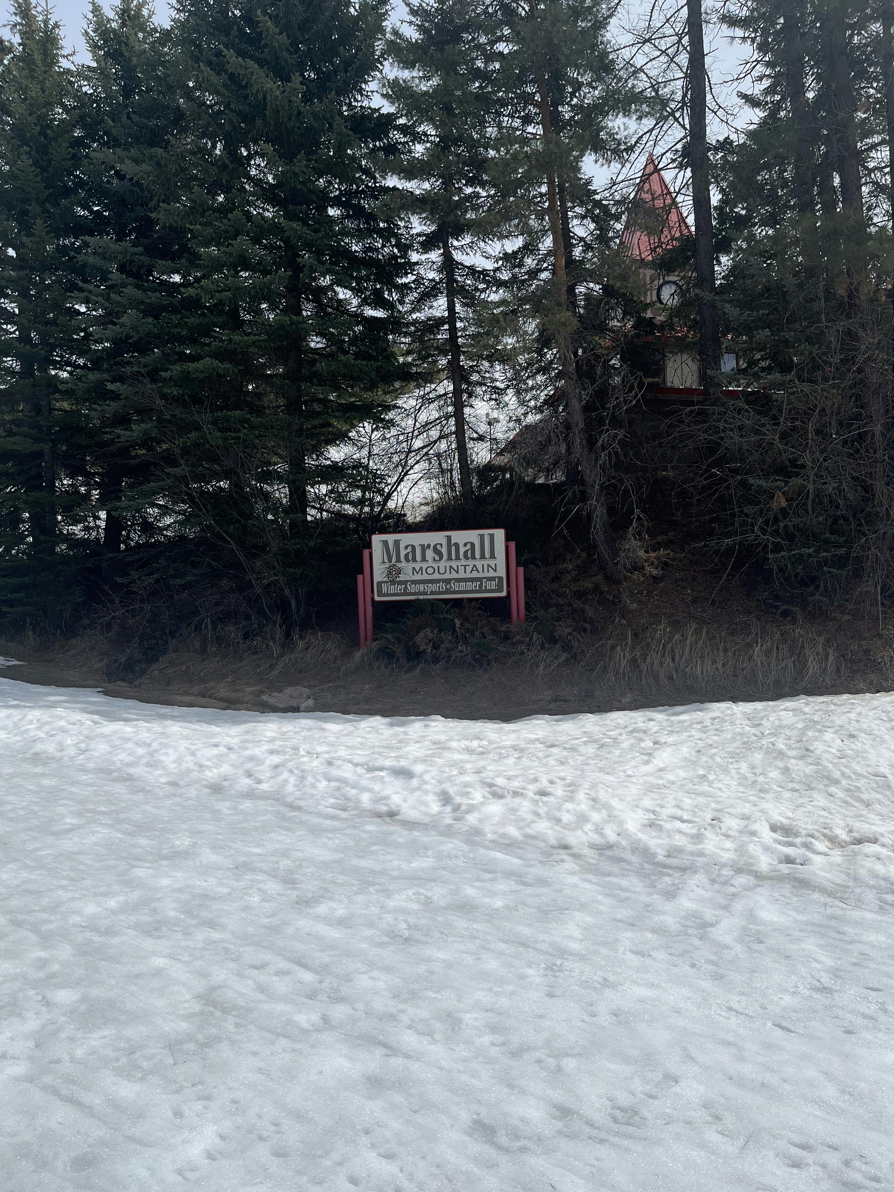 Marshall Mountain Park sign