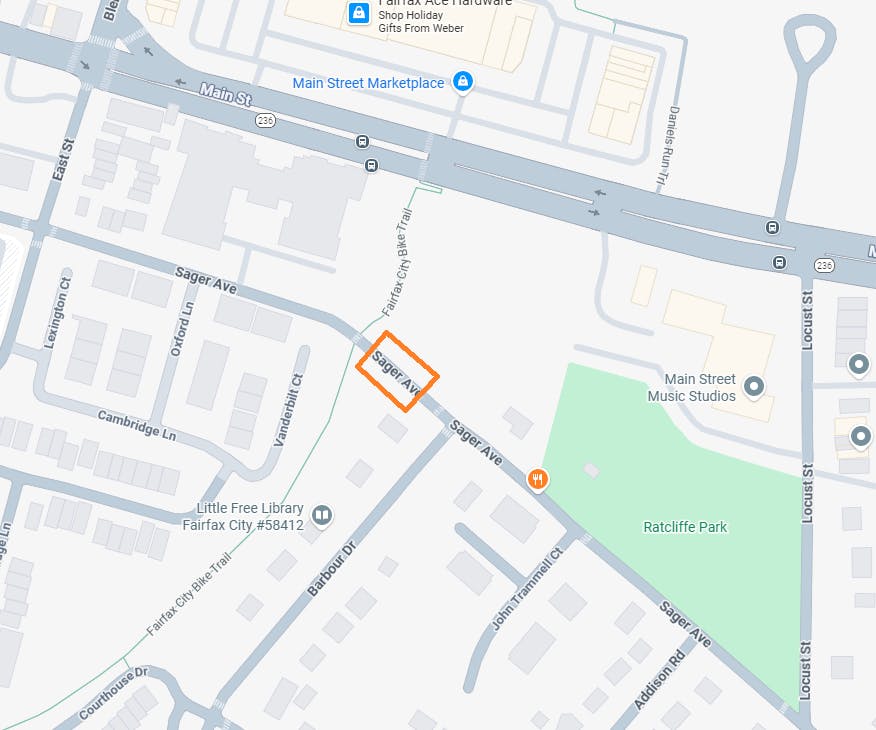 Sager Avenue Culvert map.png