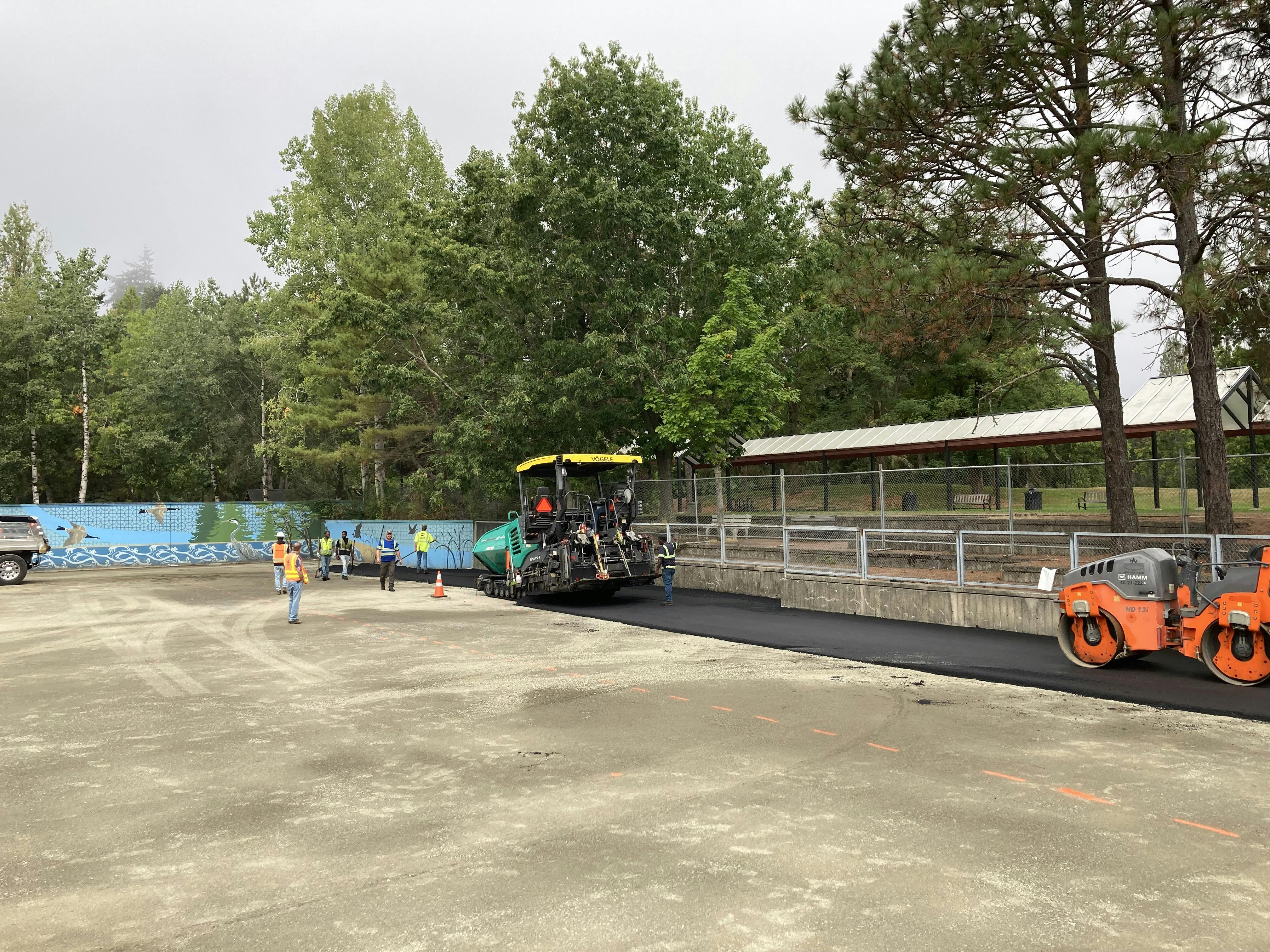 Asphalt paving on 09.24.24