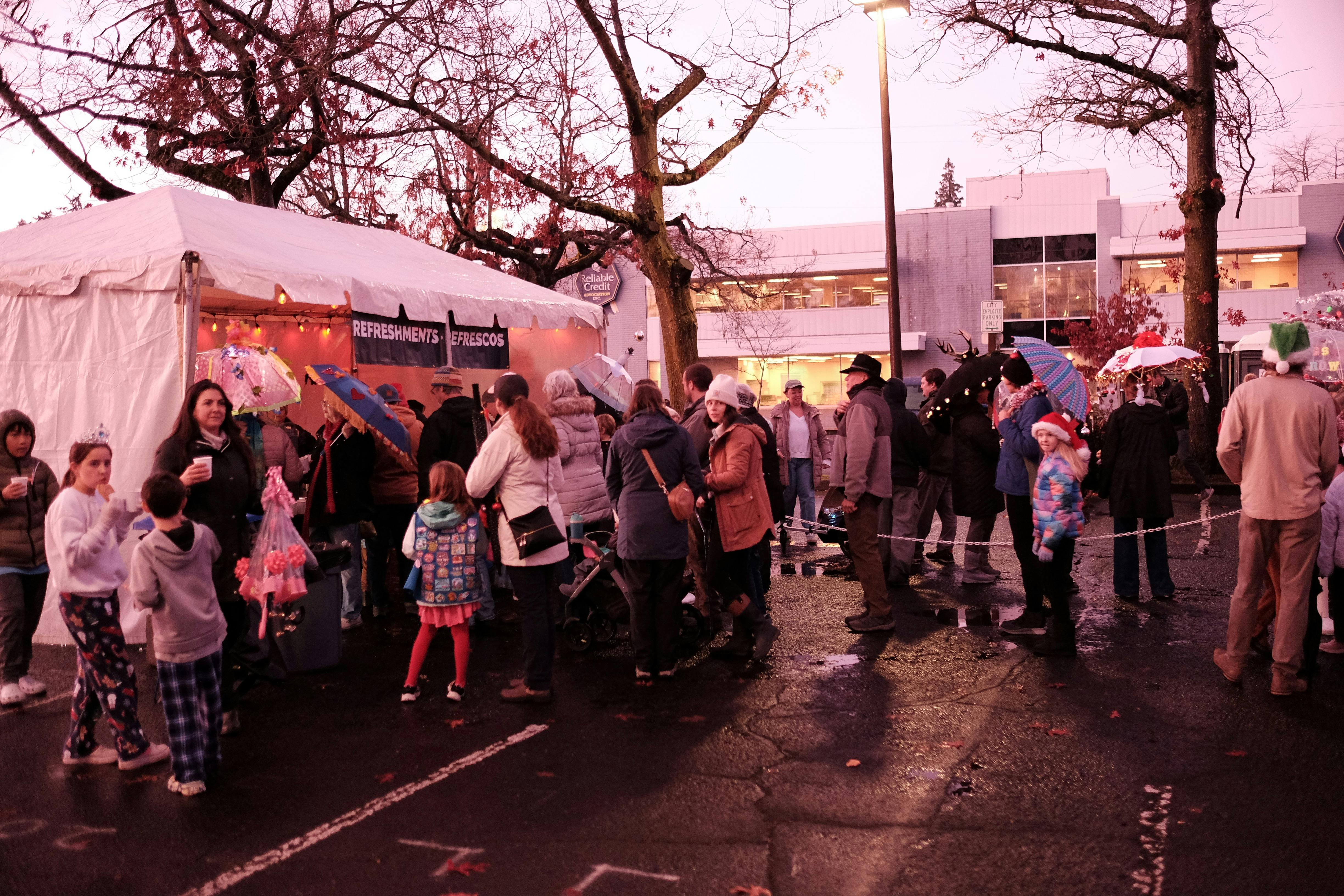 Umbrella Parade and Tree Lighting 2024