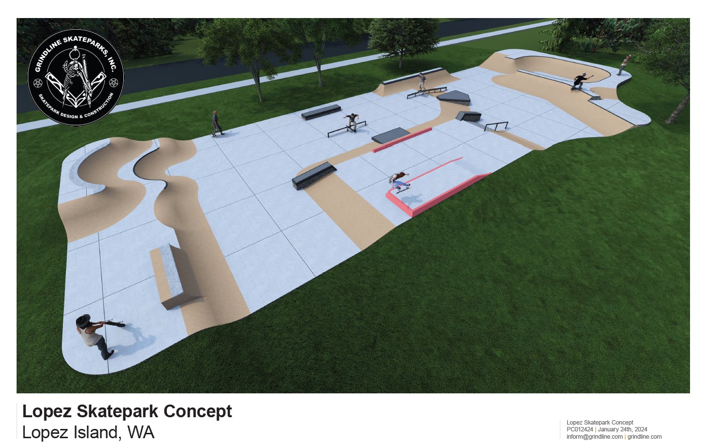 Lopez Skatepark final design