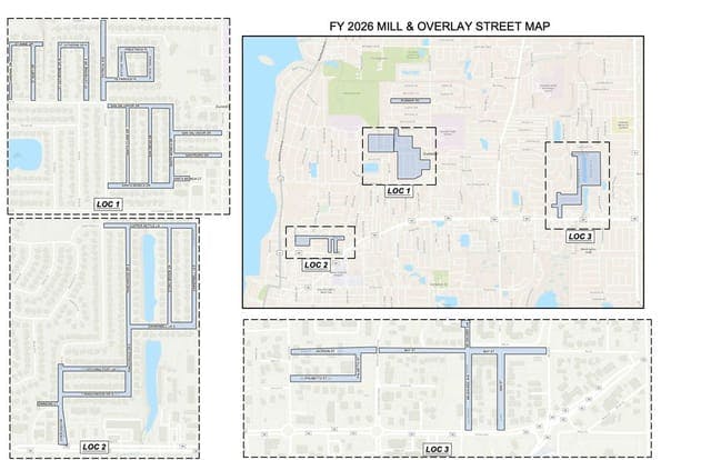 2026 Mill & Overlay Street Map
