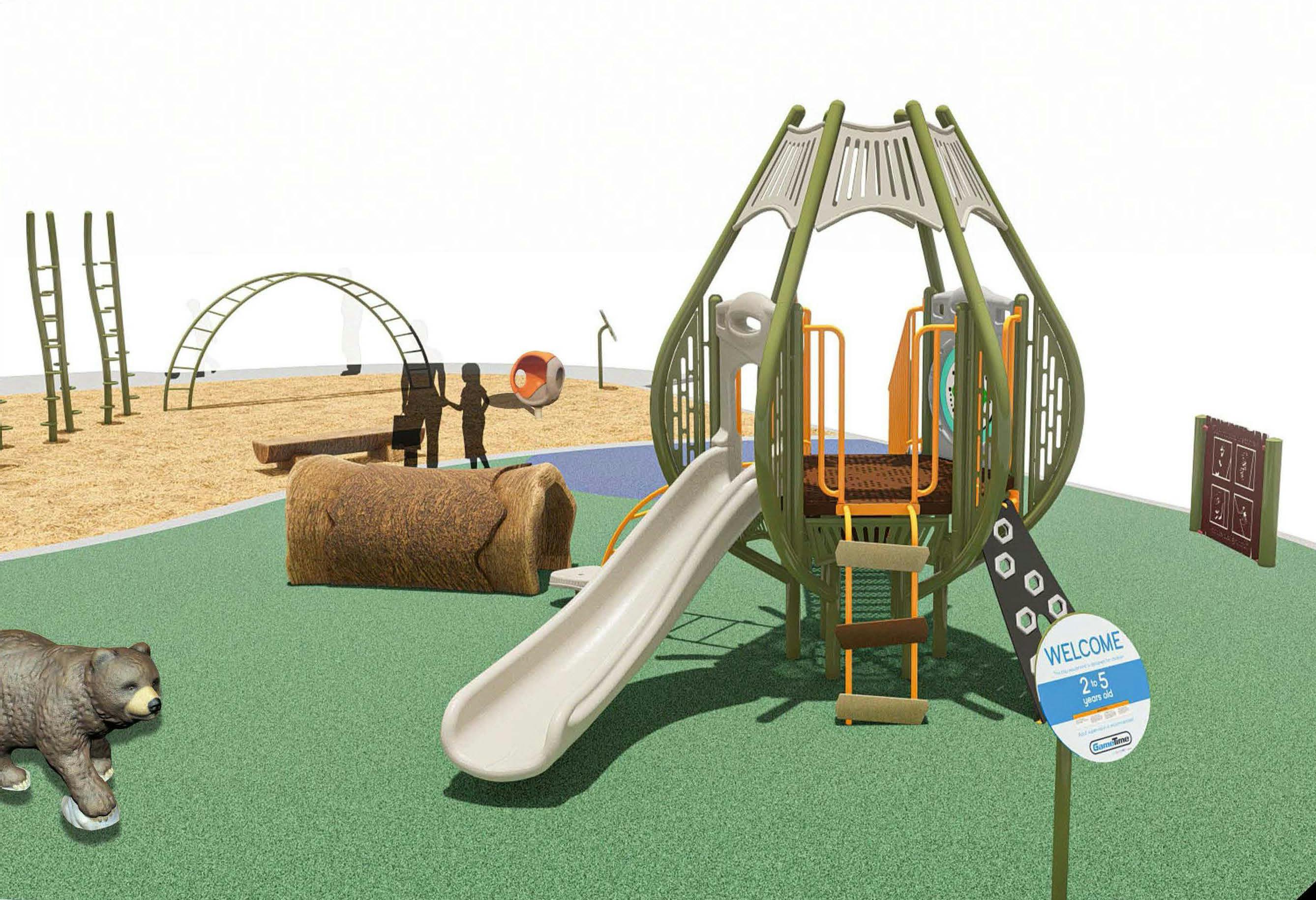 Young children's play area view 1
