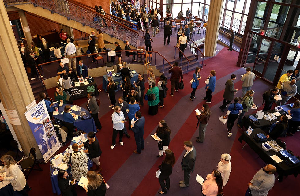 Attendees at theFall 2025 Career Expo