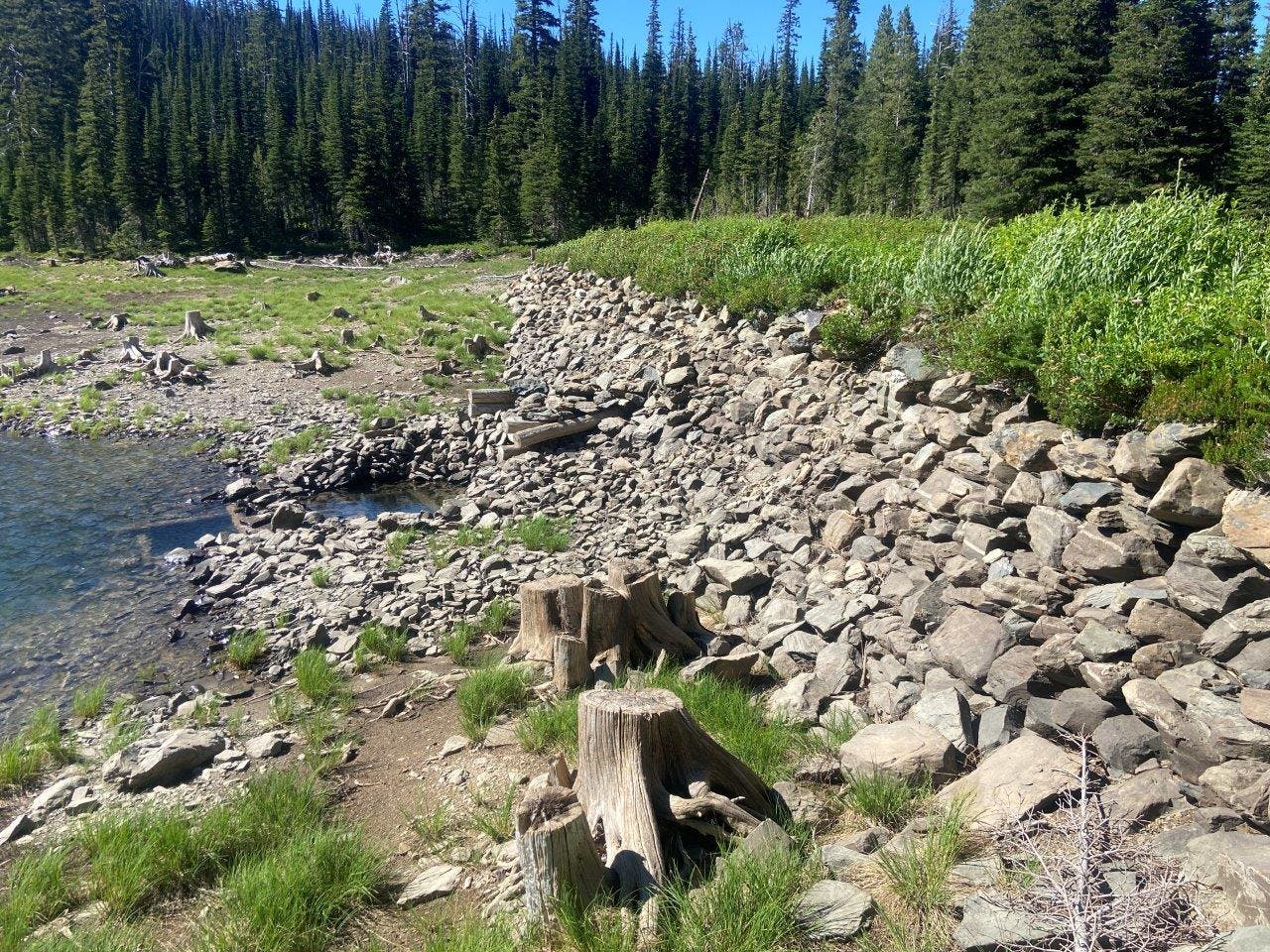 McKinley Lake Dam Structure