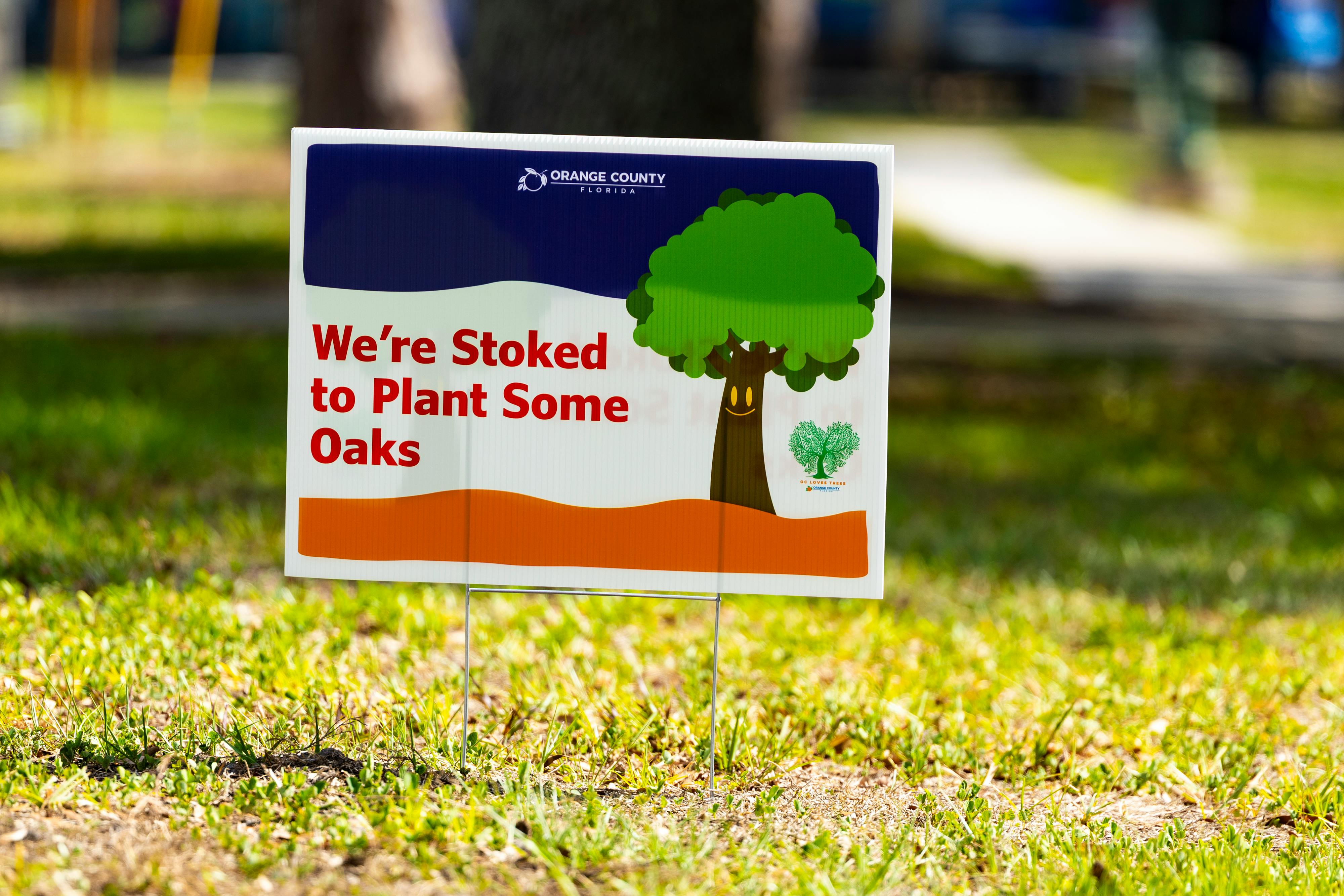 We're Stoked to Plant some Oaks