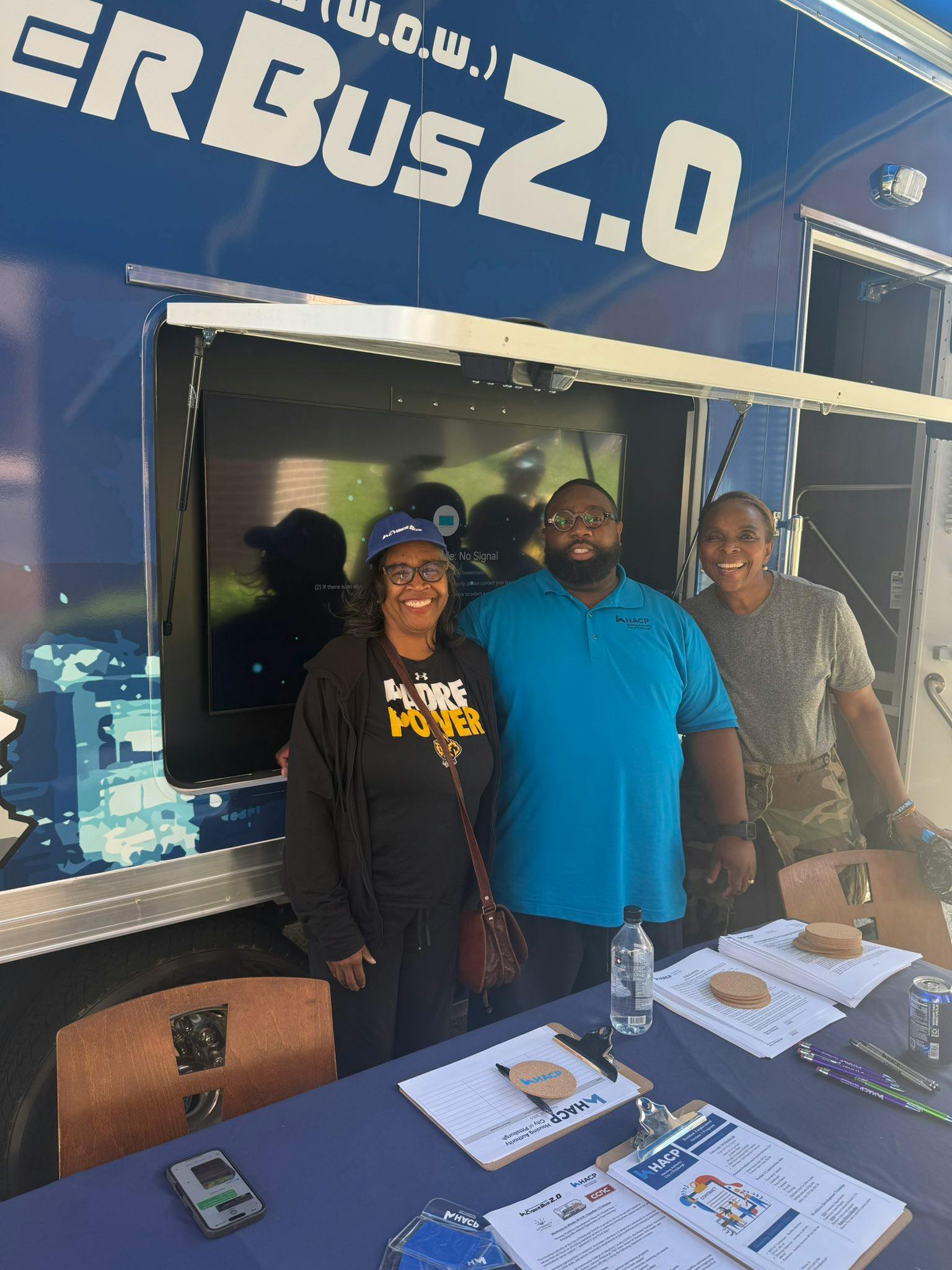 HACP staff at the 2025 Ronald Wilburn Community Day in the Hill District in August.