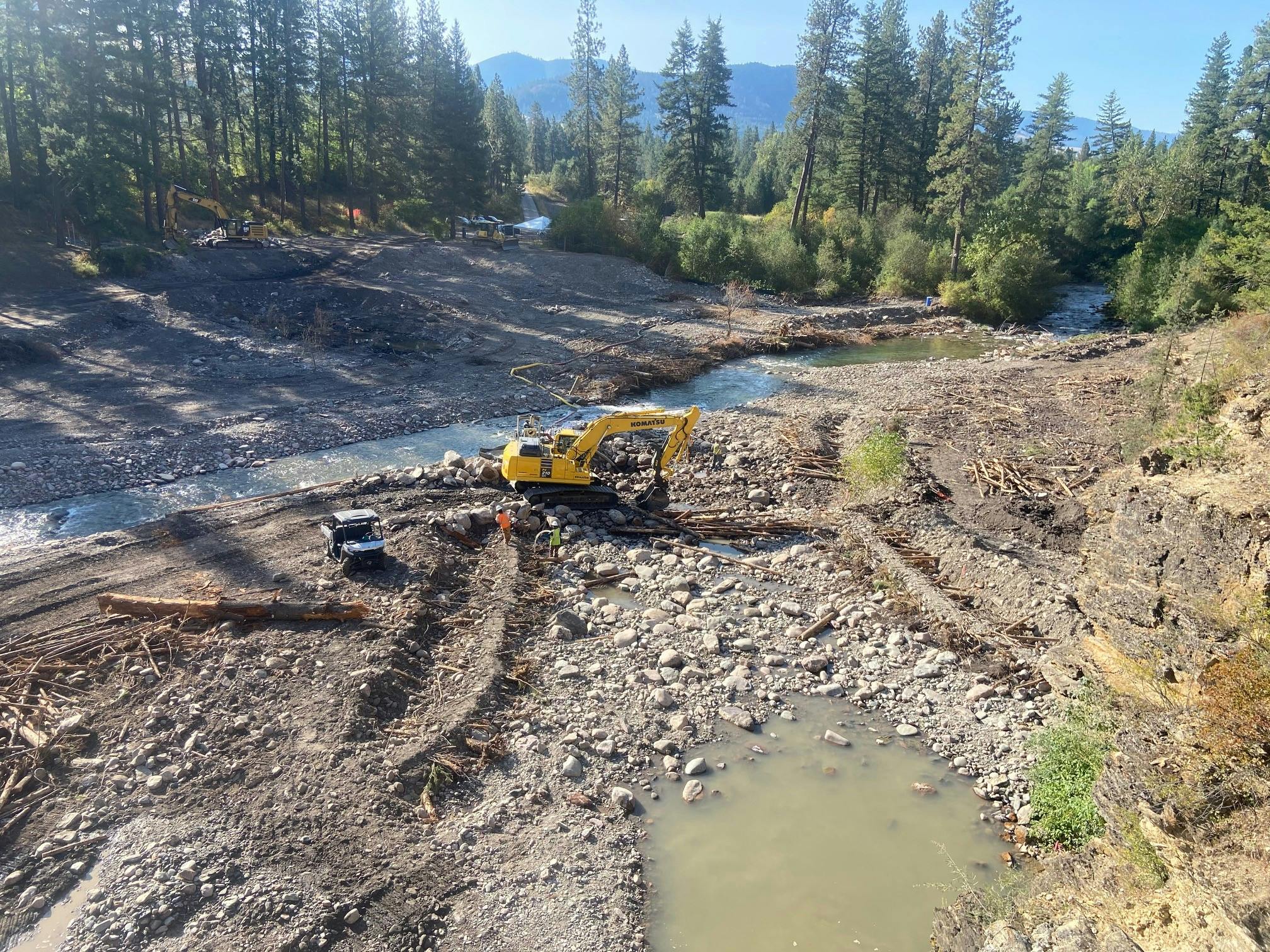 New Creek Channel Near Completion September 4, 2020