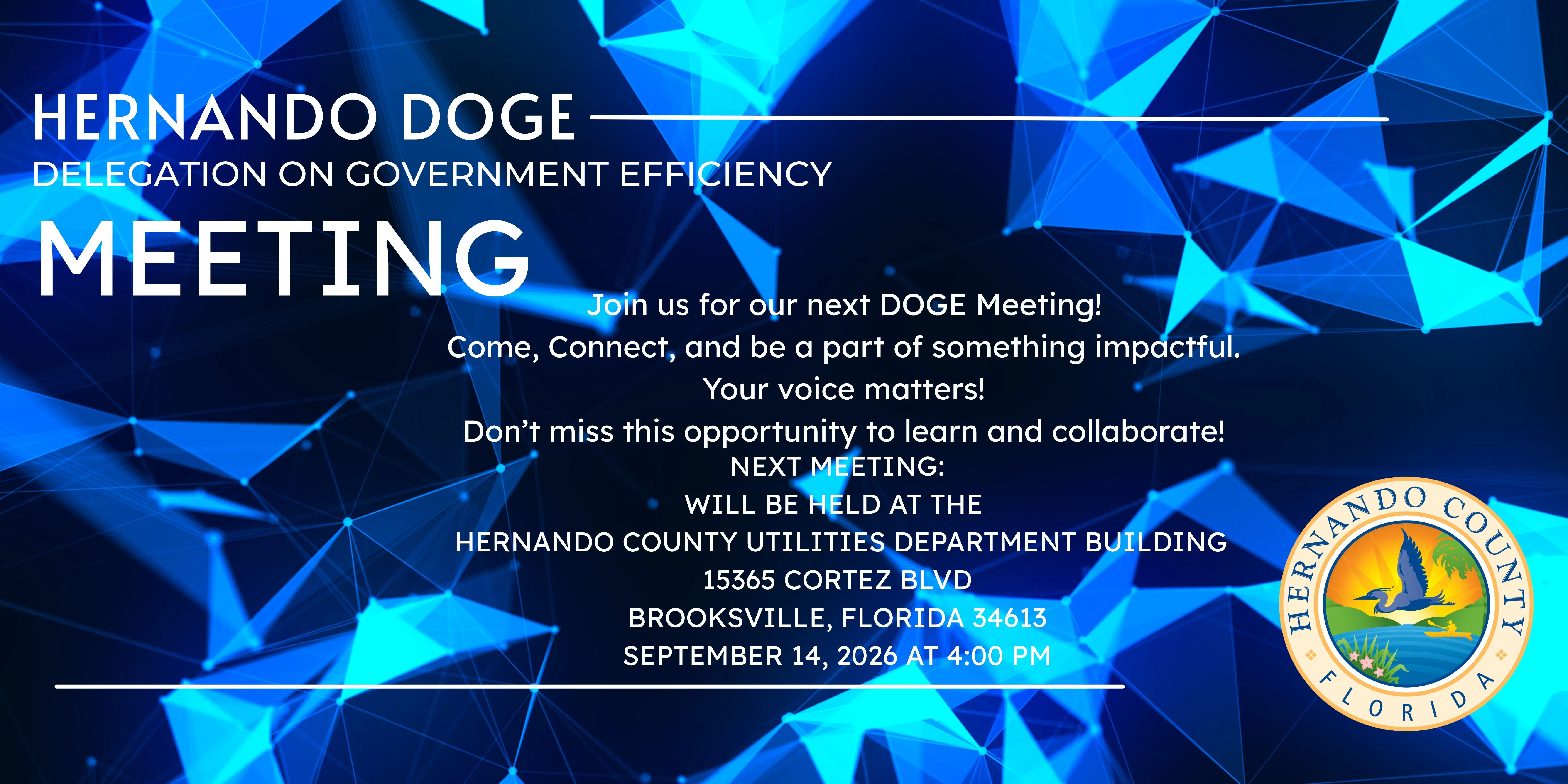 Hernando DOGE Banner