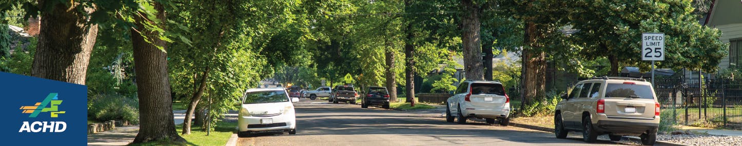 8th Street with parked cars