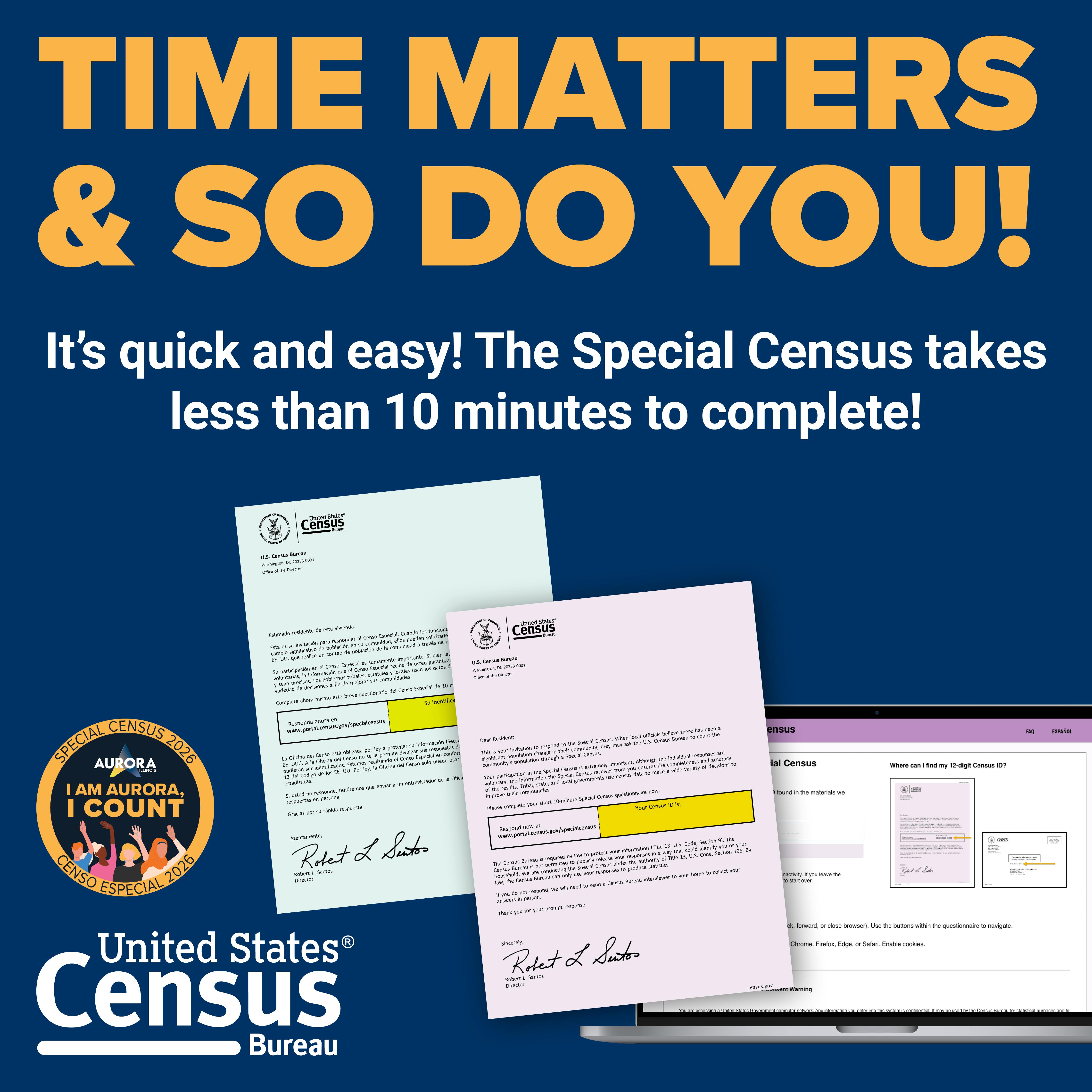 Completing The Special Census Is Quick and Easy!