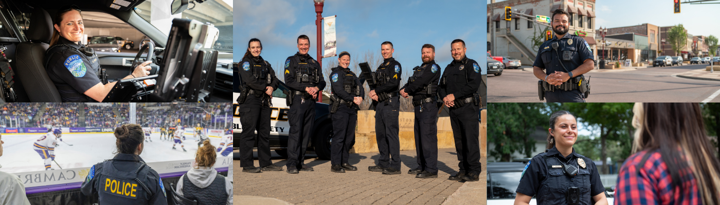 collage of public safety photos
