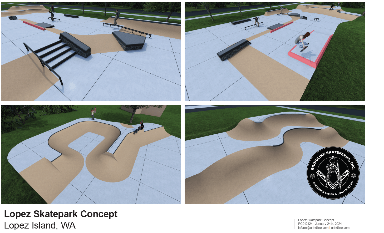 Lopez Skatepark final design