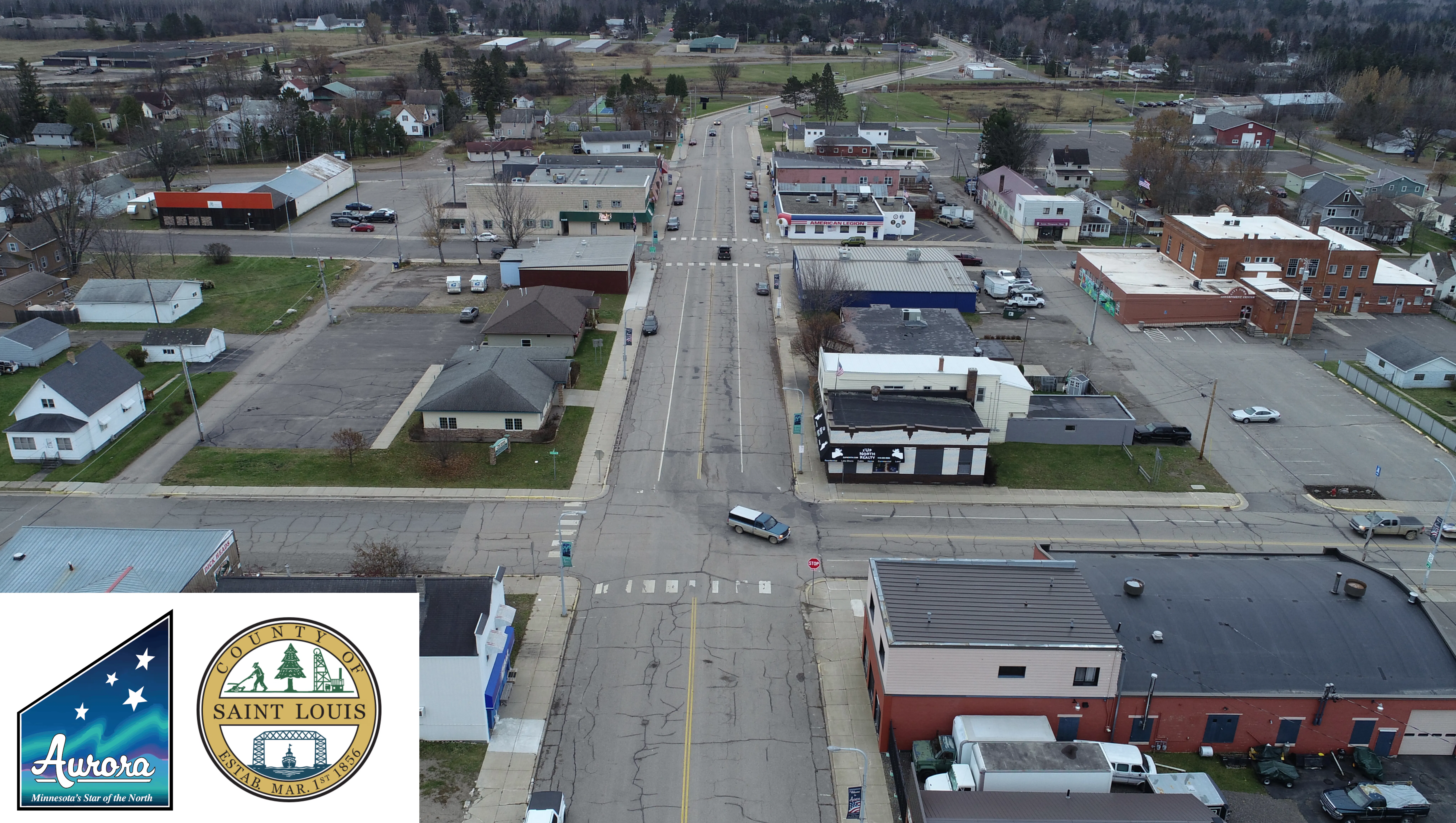 Ariel Footage of CSAH 100 Mainstreet