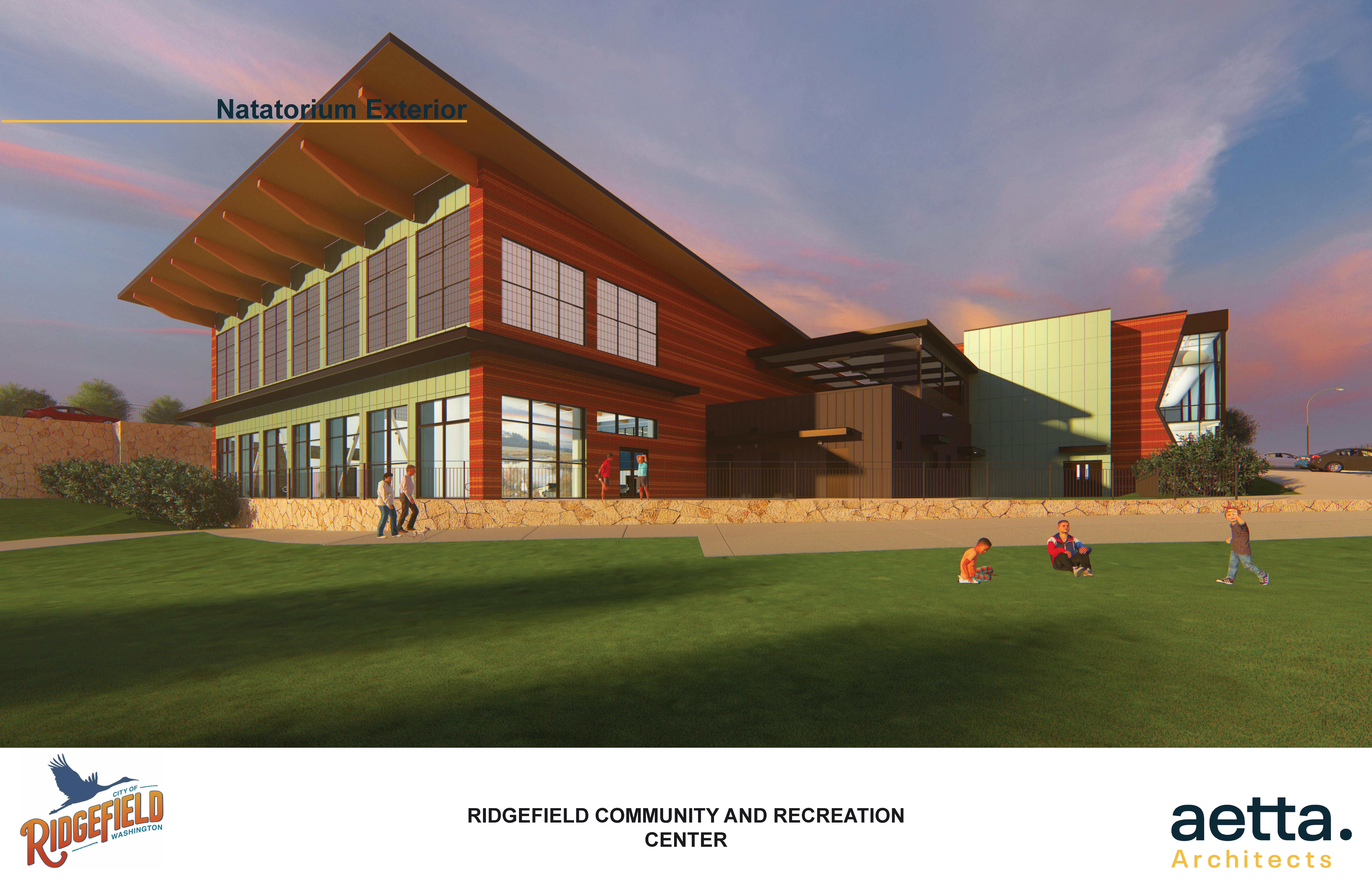 Natatorium Exterior Design Rendering