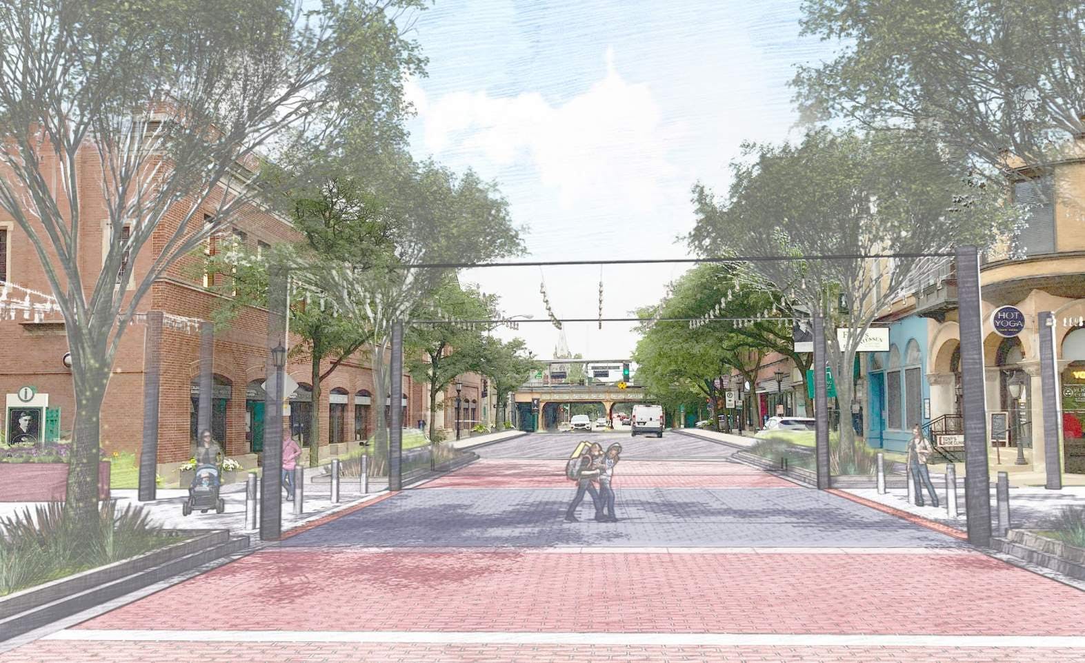 Proposed streetscape