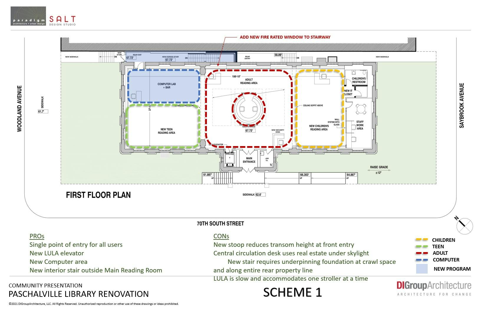 First Floor Plan - Scheme 1