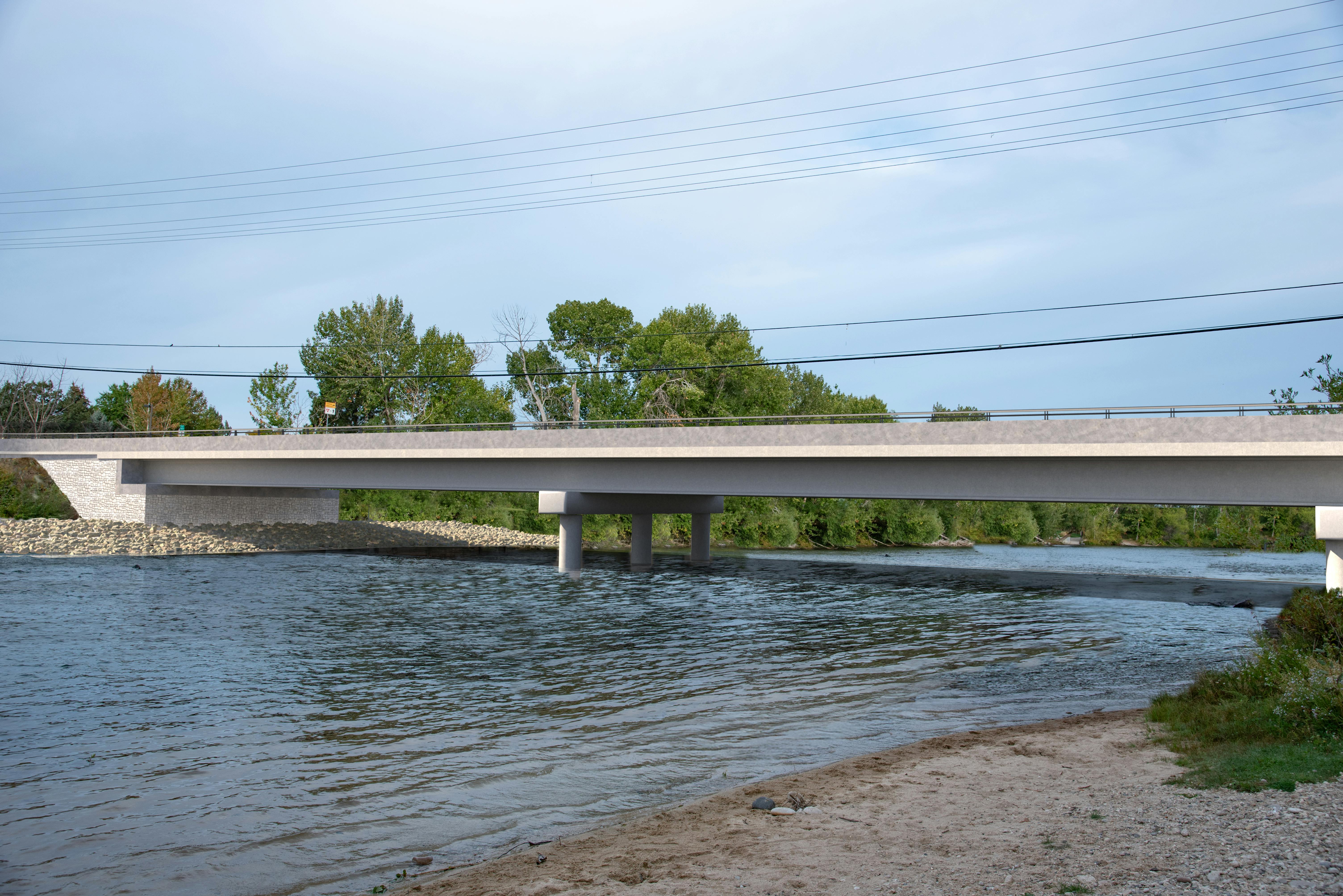 Eckert Bridge Looking Downstream