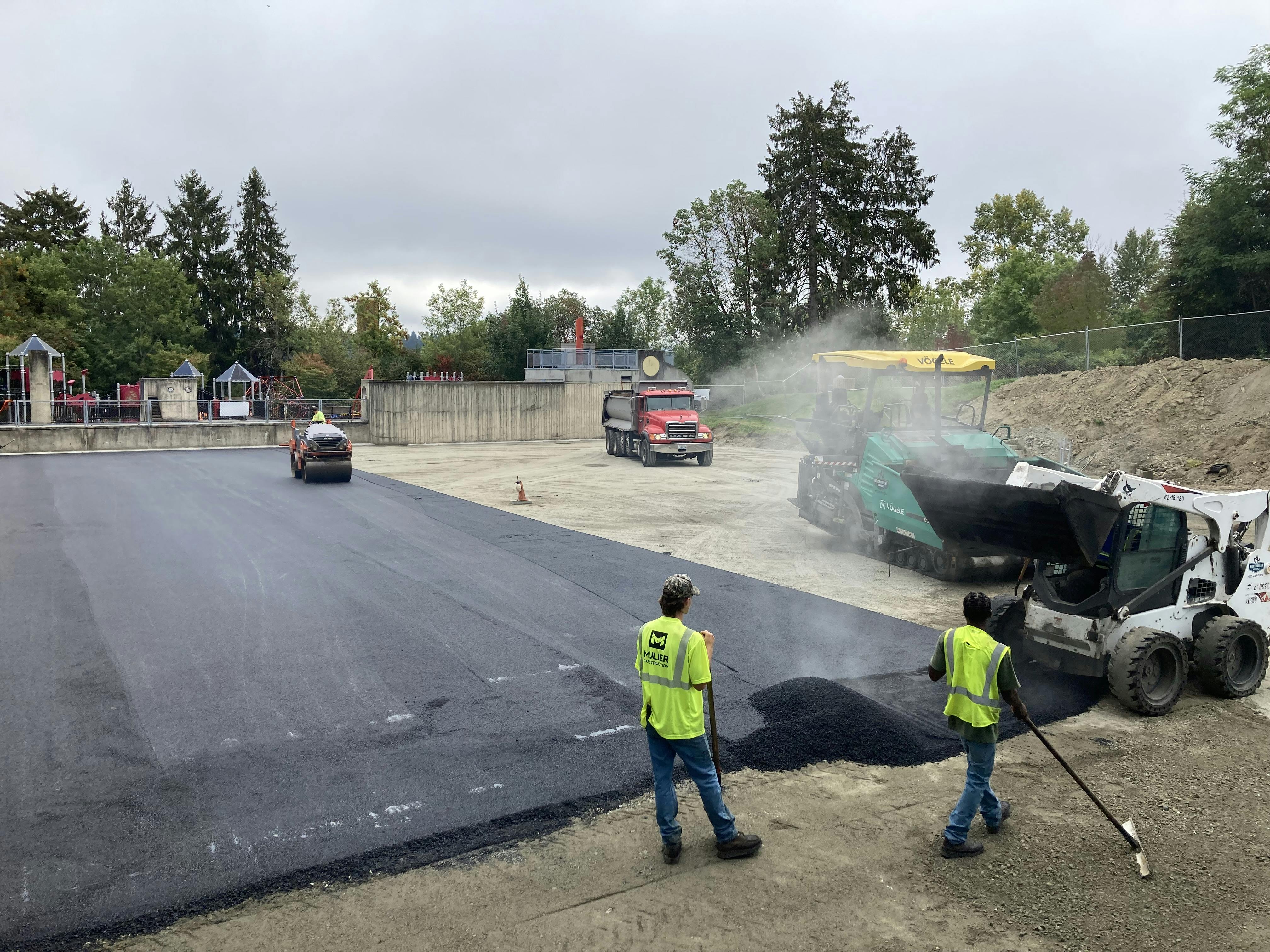 Asphalt paving on 09.24.24