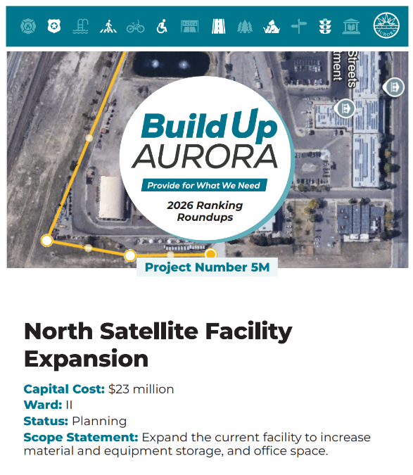 5M: North Satellite Facility Expansion