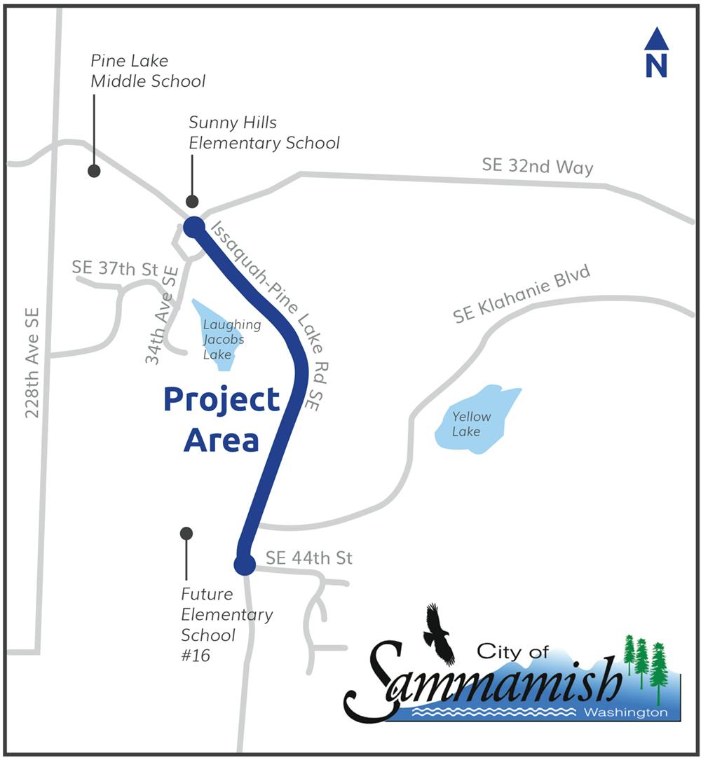 Map showing project area. 