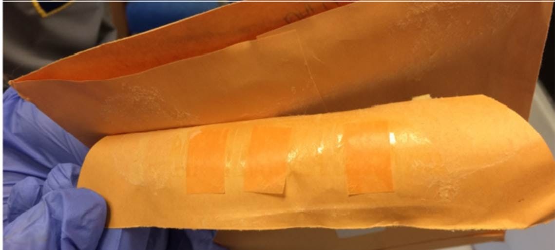 Suboxone in seal of colored envelope