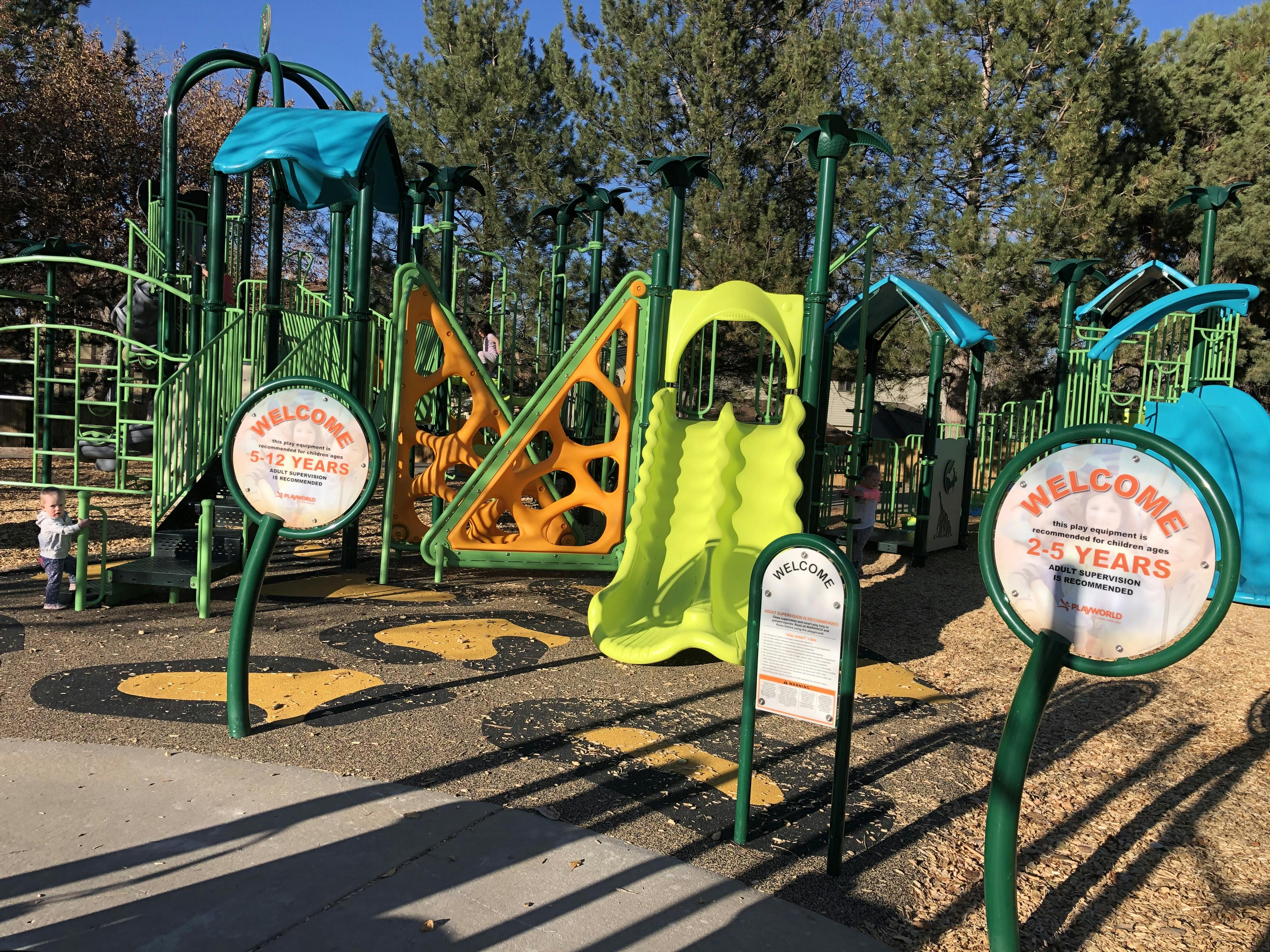 Rainbow East Playground Renovation: Jungle Themed