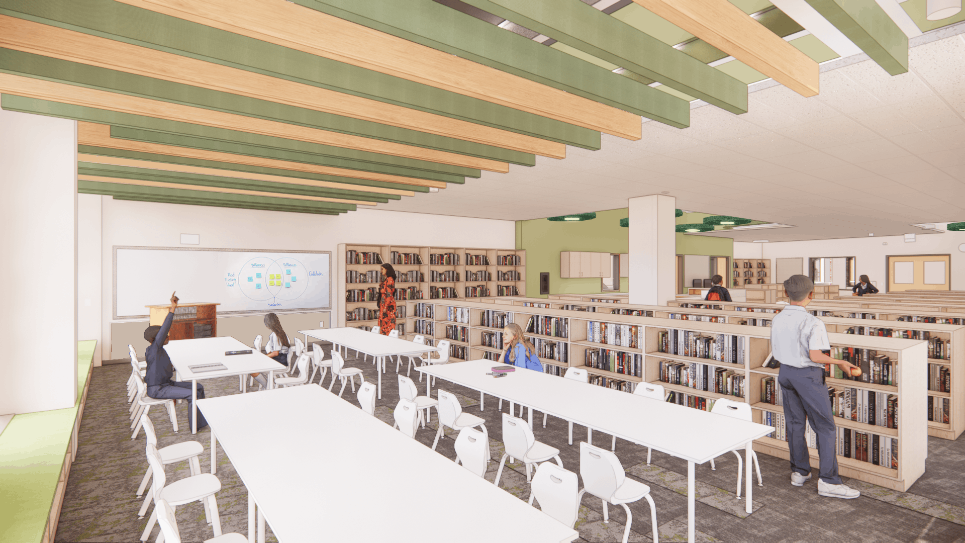 Rendering of Raleigh Hills Library Classroom Area.png