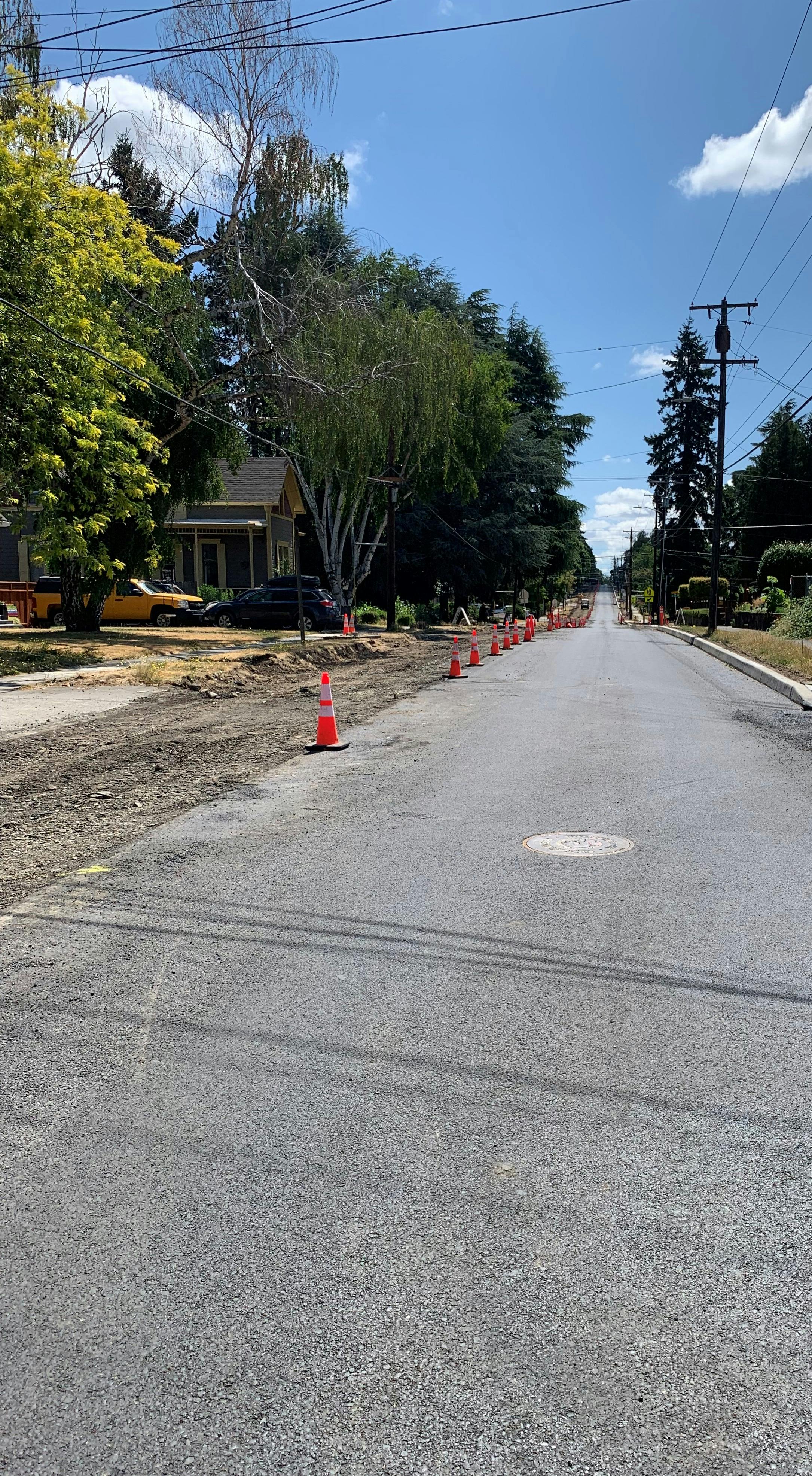 Lake Rd. Construction - July 2021