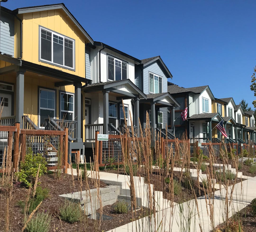 Picture of townhomes at Aurora Court in Bellingham