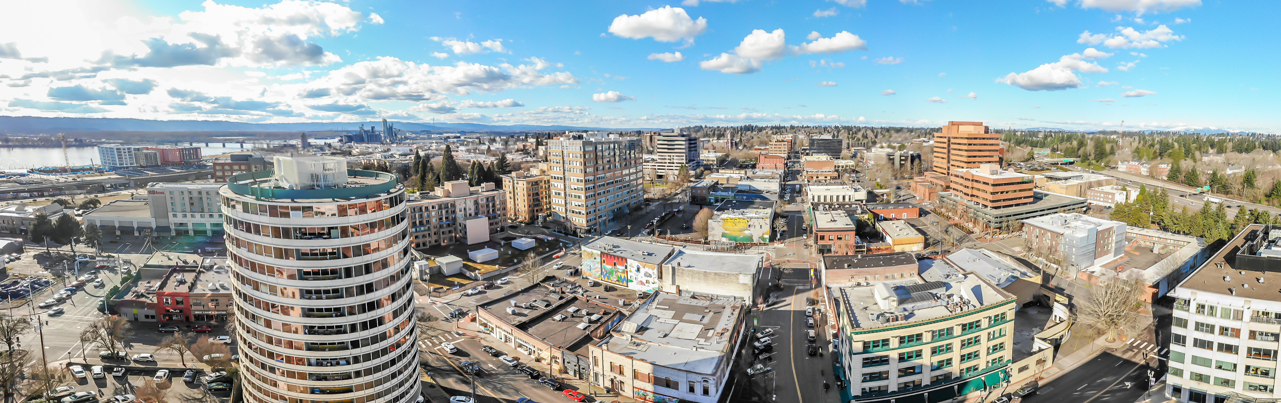 Budget Drawing in blue pencil.