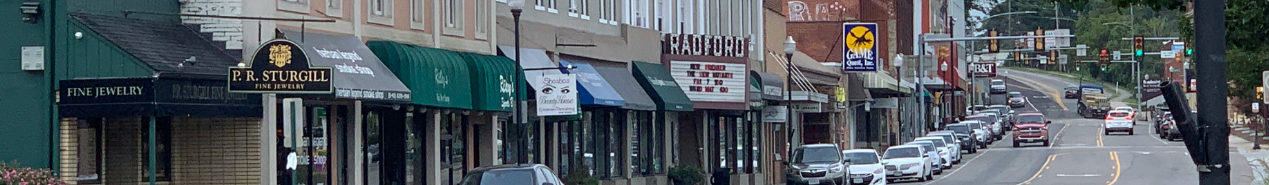 Banner with "Downtown RAD VA" 