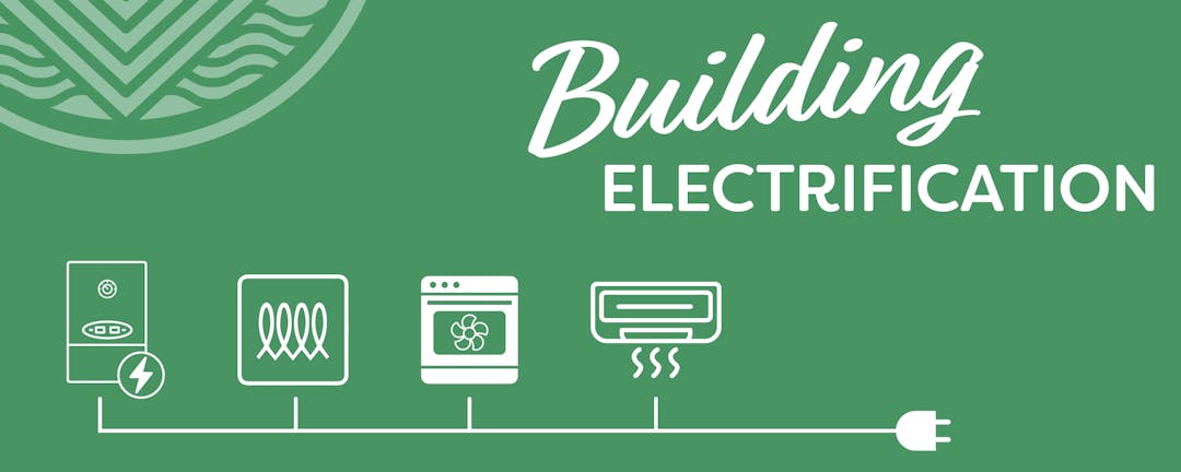 Icons of an electric heater, induction cooktop, convection electric oven and wall air conditioner