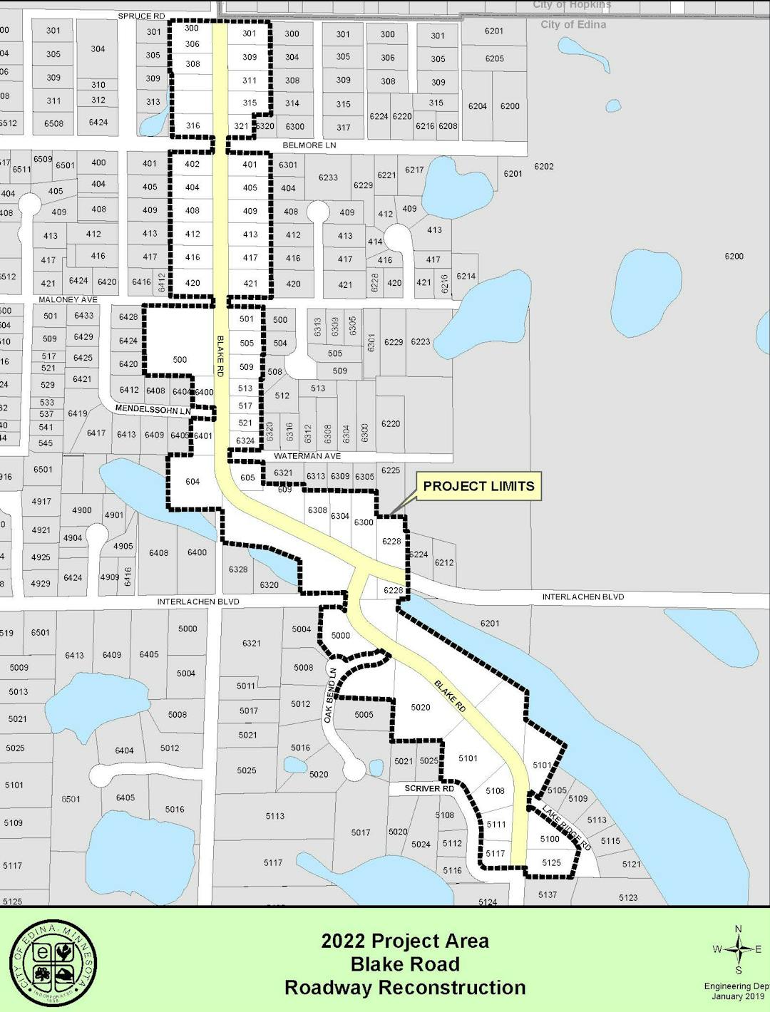 Blake Road A, B, & C Neighborhood Roadway Reconstruction Better