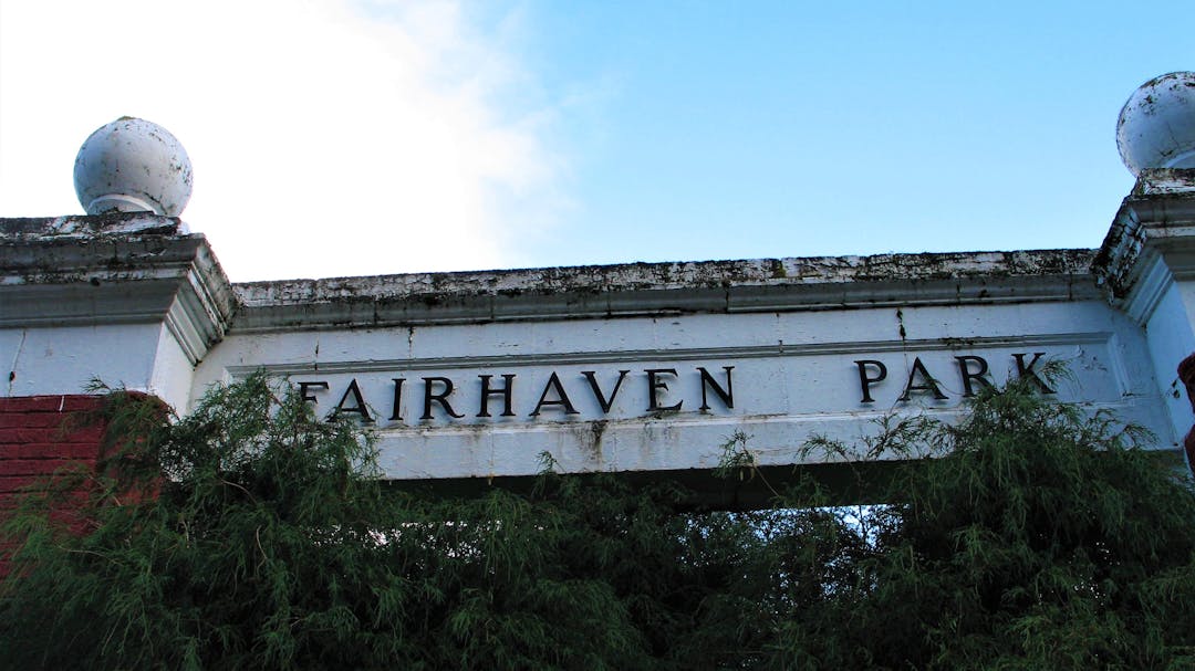 Fairhaven Park Entrance Sign
