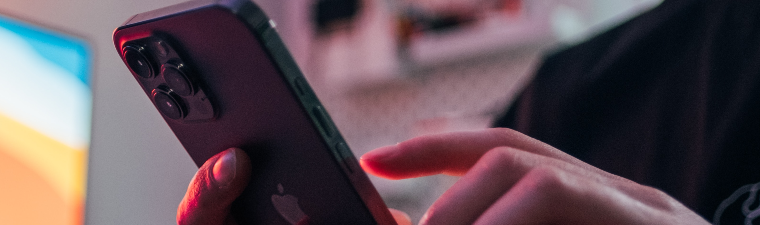 person holding mobile phone