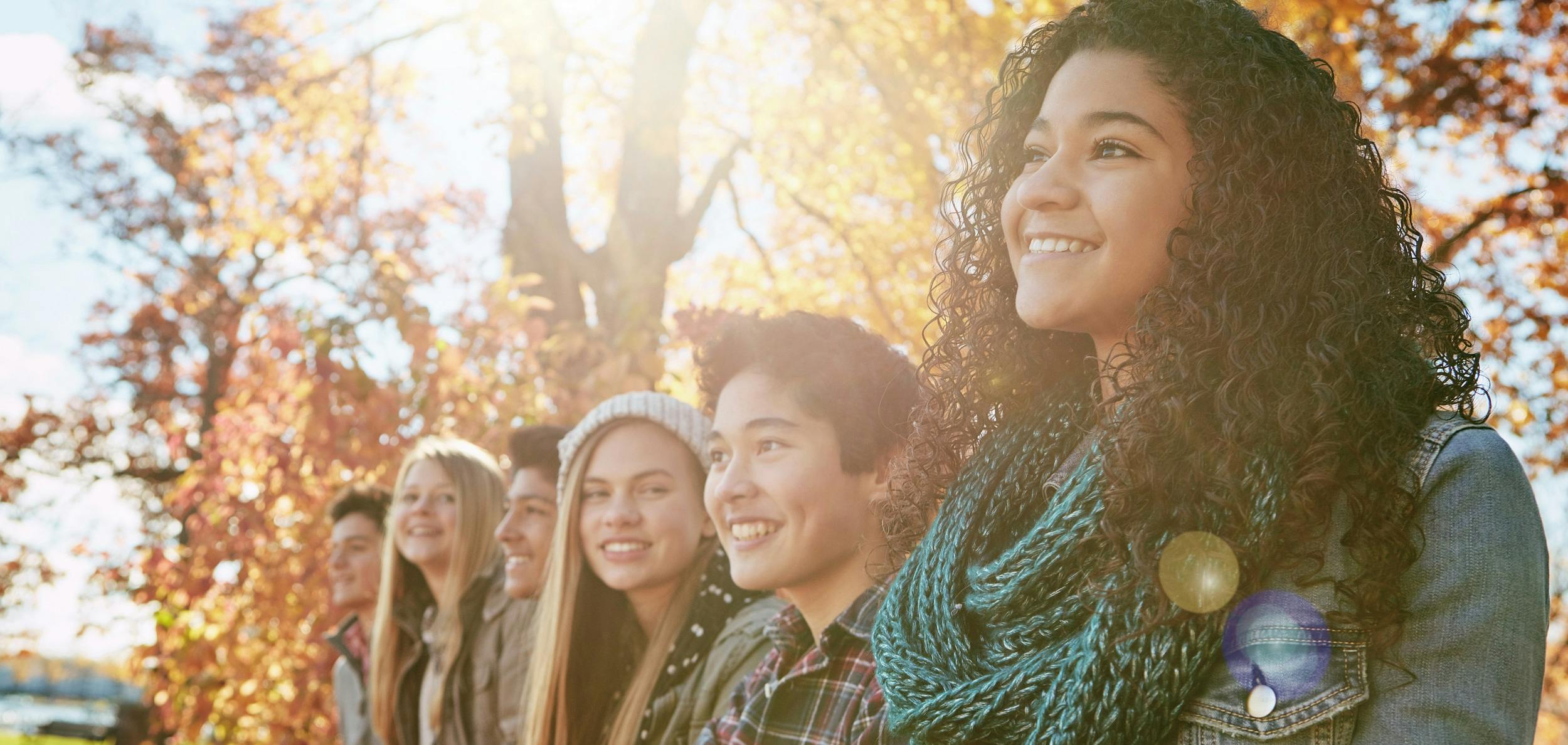 Group of teens standing