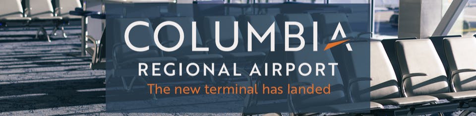 Columbia Regional Airport - The new terminal has landed