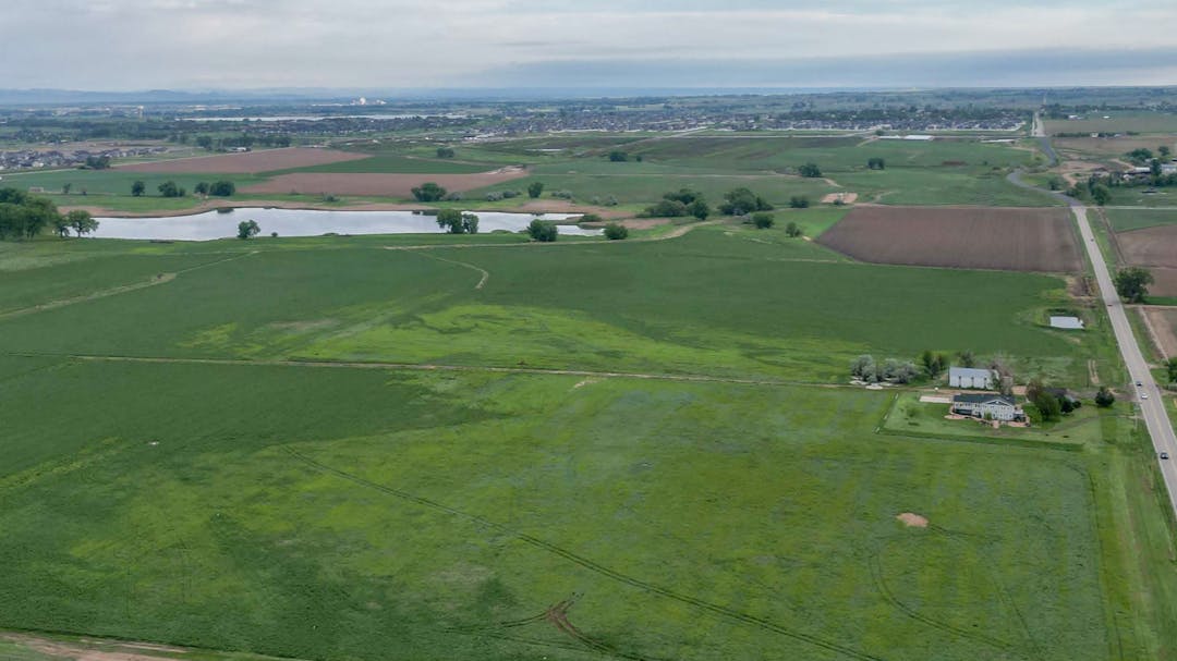 Aerial photo of proposed site