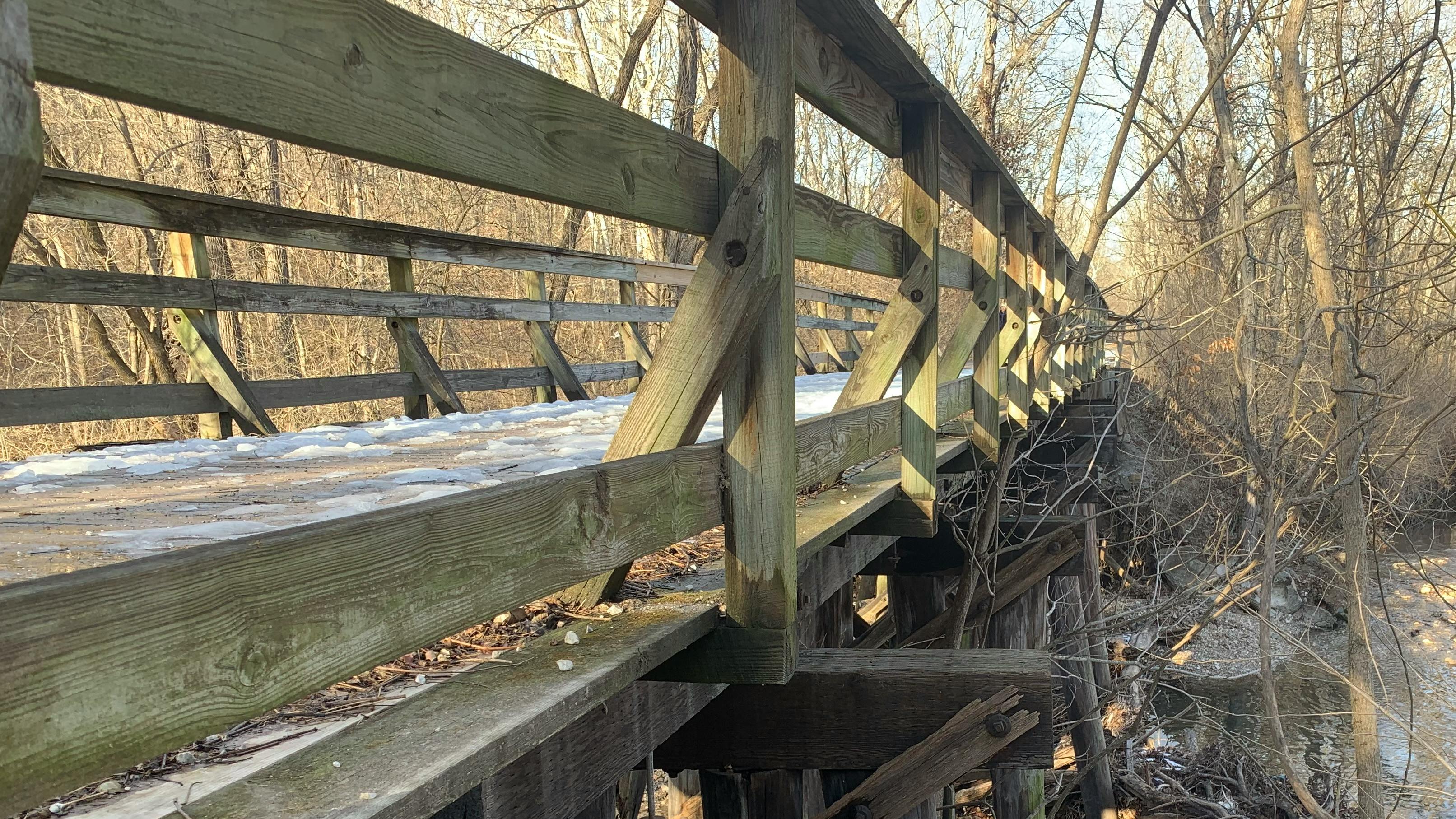 MKT Trail bridge