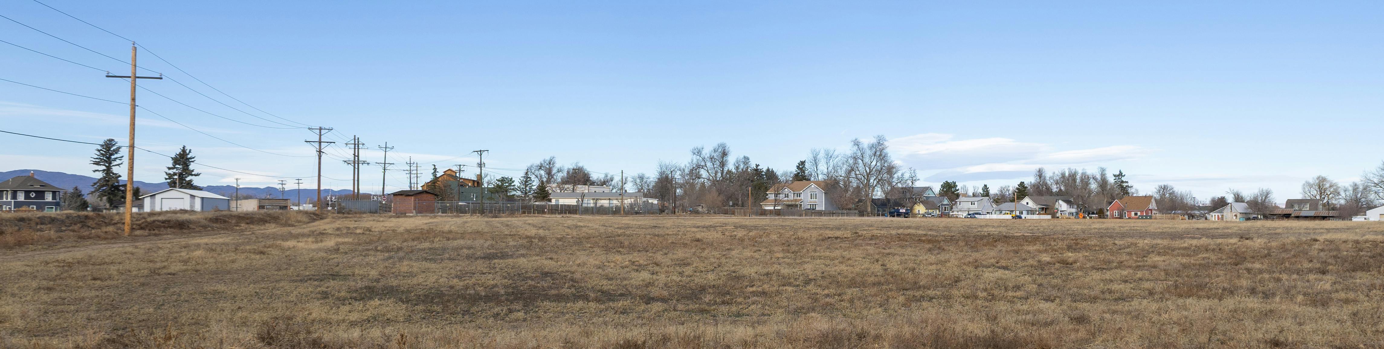 Scenic view of Timnath in the Fall with mountains in the background