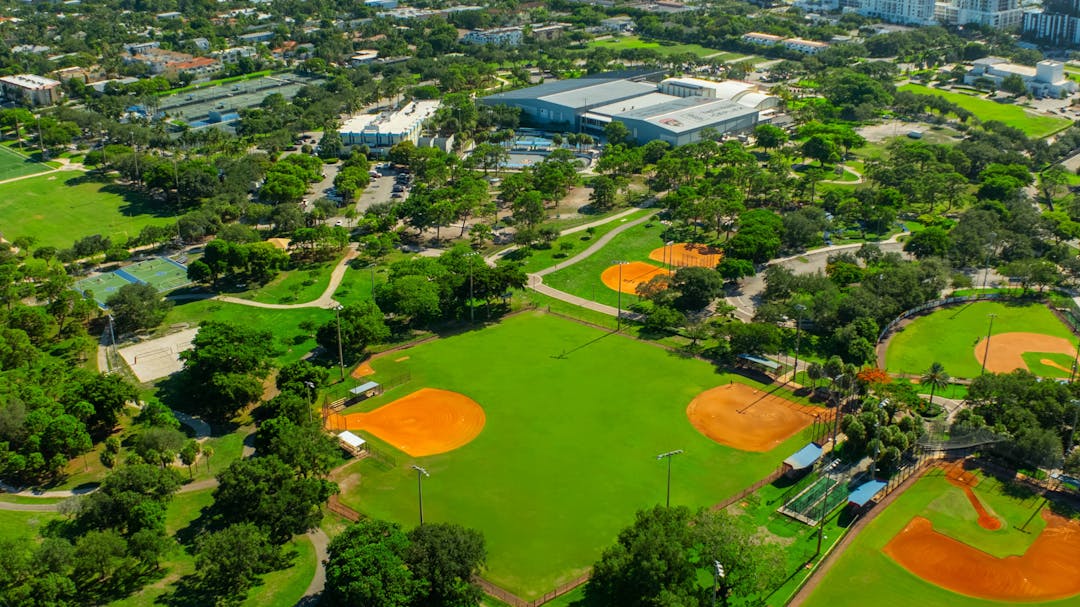Aerial view of Holiday Park