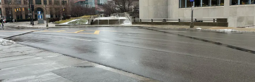 A photo of the Front Street and Nationwide Bridge